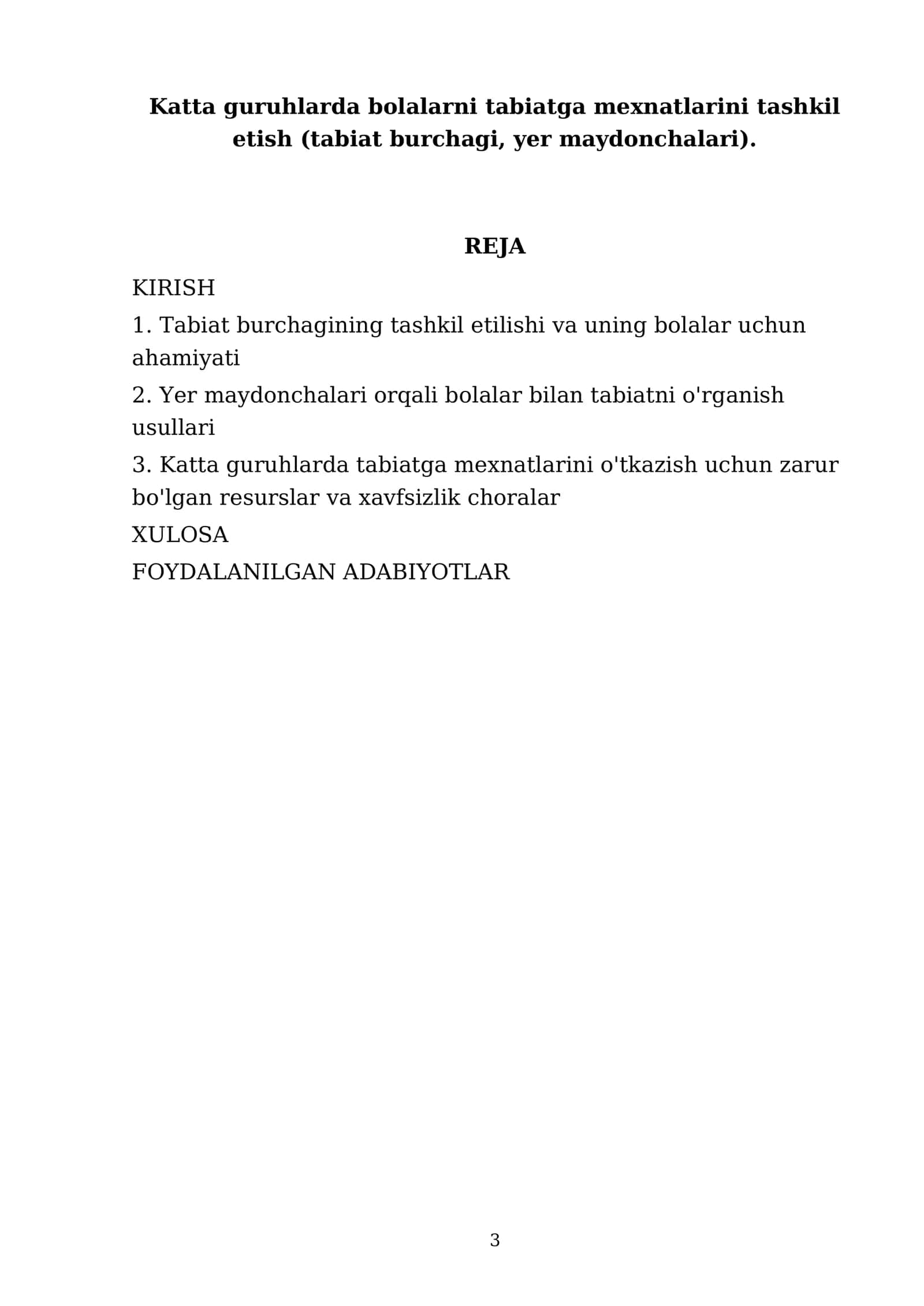 Tabiatga Mexnatlarini Tashkil Etish 3