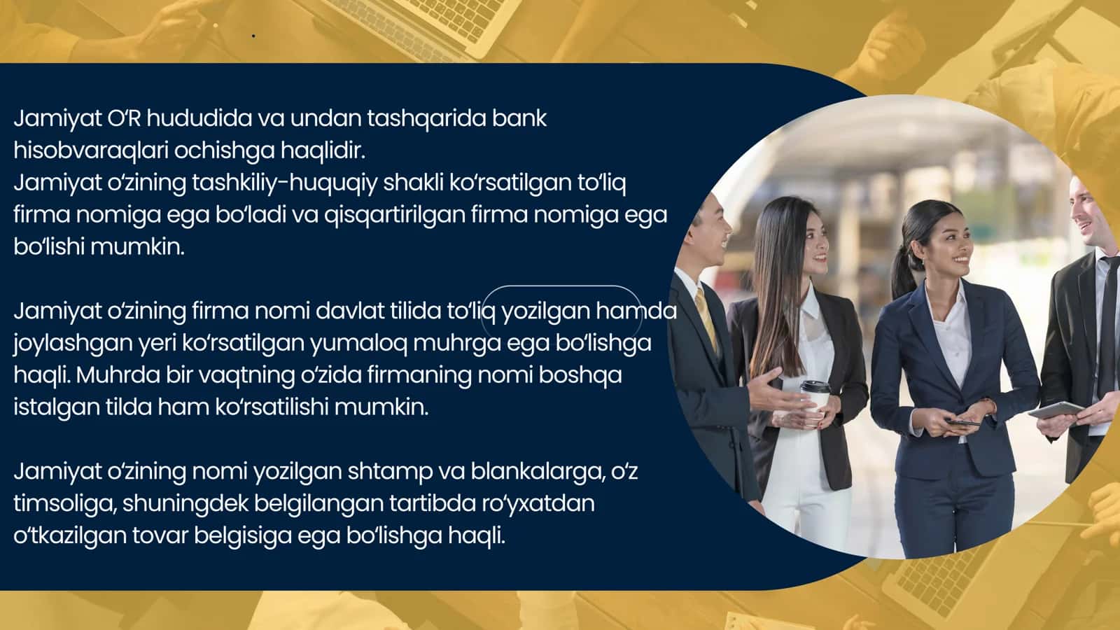 AKSIYADORLIK JAMIYATI TO’G’RISIDAGI QONUN 3