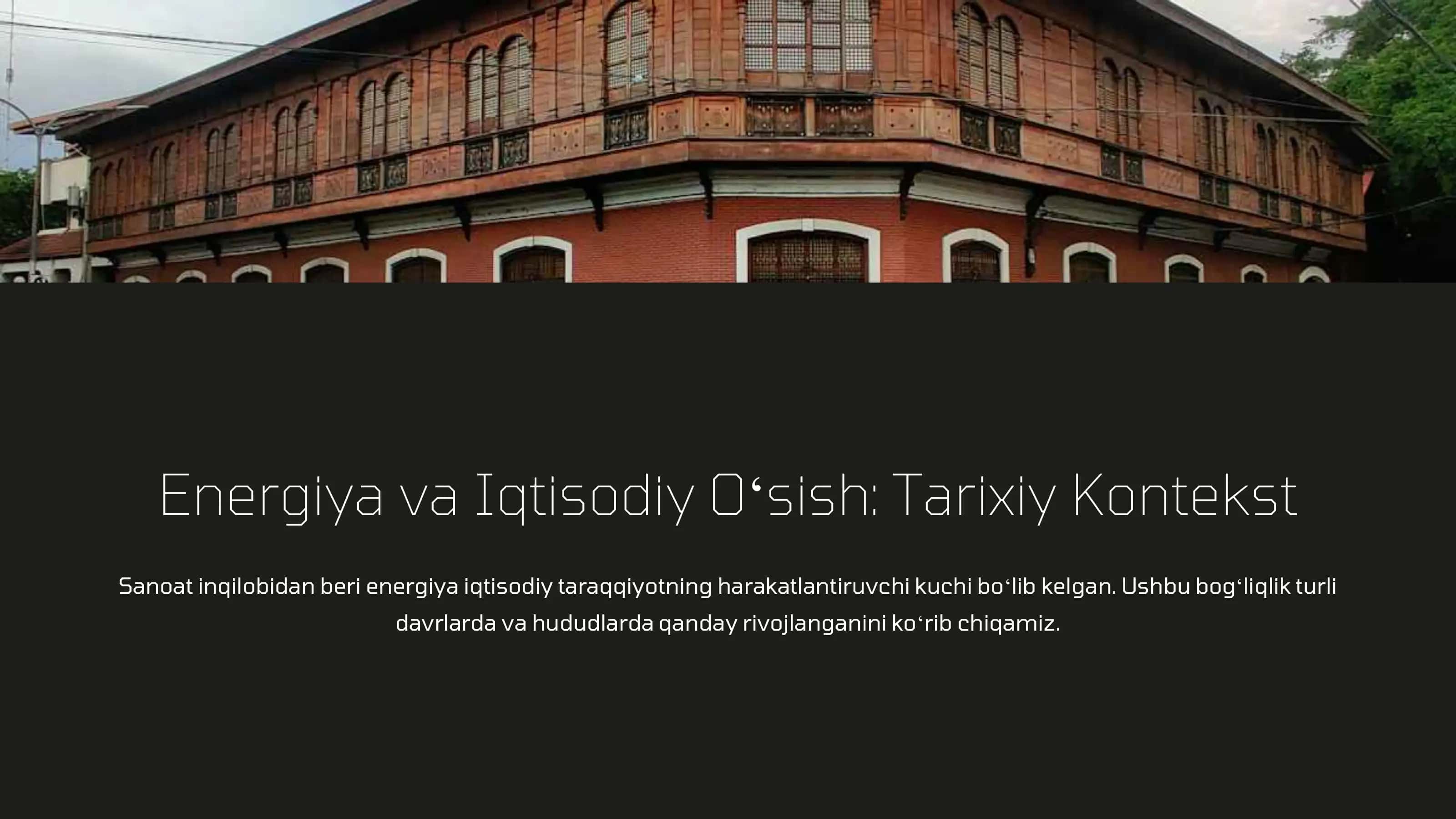 Energiya va Iqtisodiy Oʻsish Oʻrtasidagi Bogʻliqlikni Baholash 3