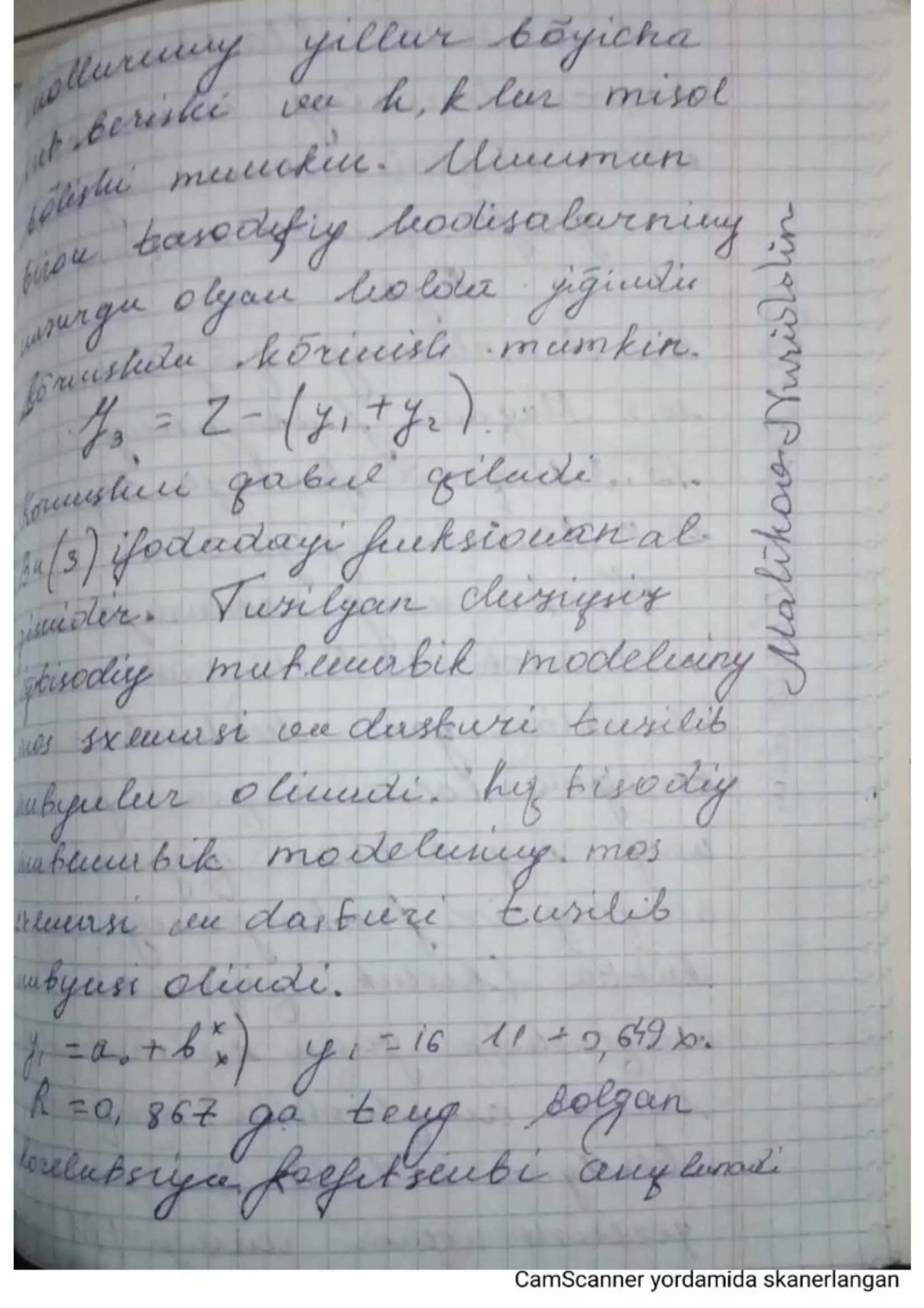 Kanspektlar Mustaqil talim Mustaqil ish 3