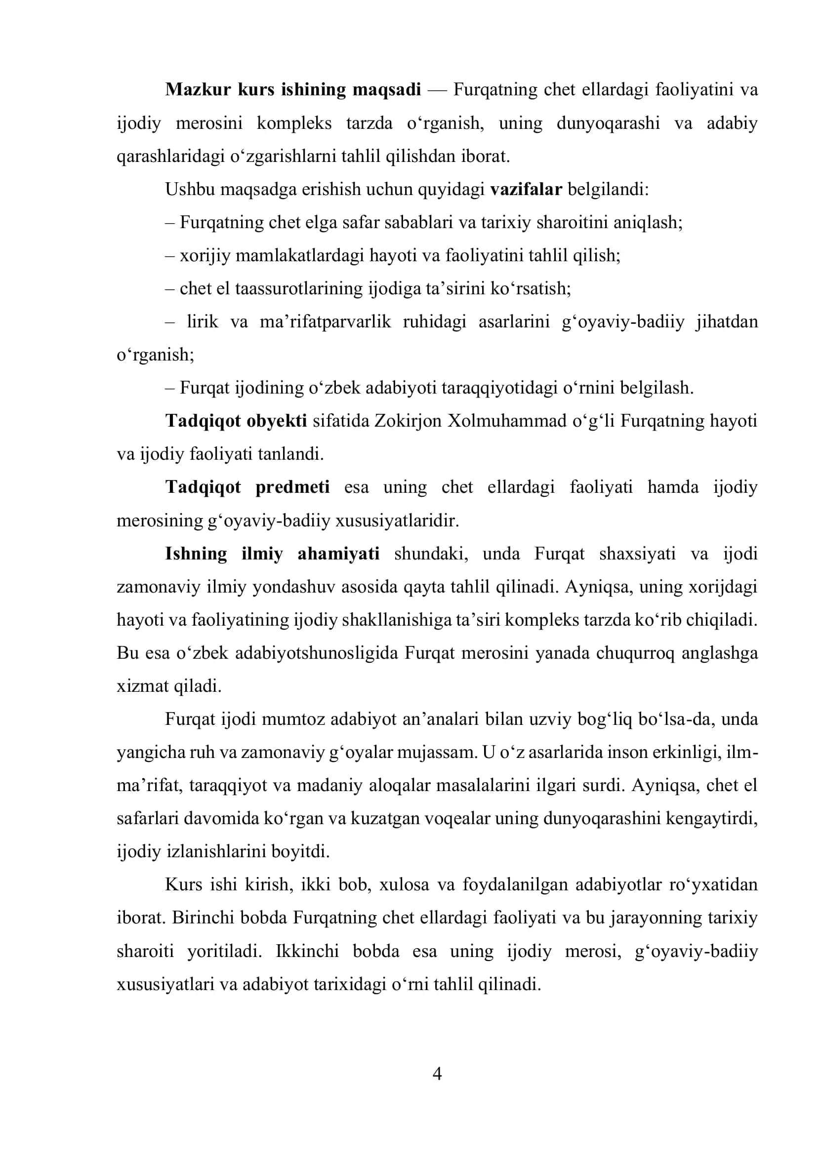 FURQATNING CHET ELLARDAGI FAOLIYATI VA IJODIY MEROSI 3