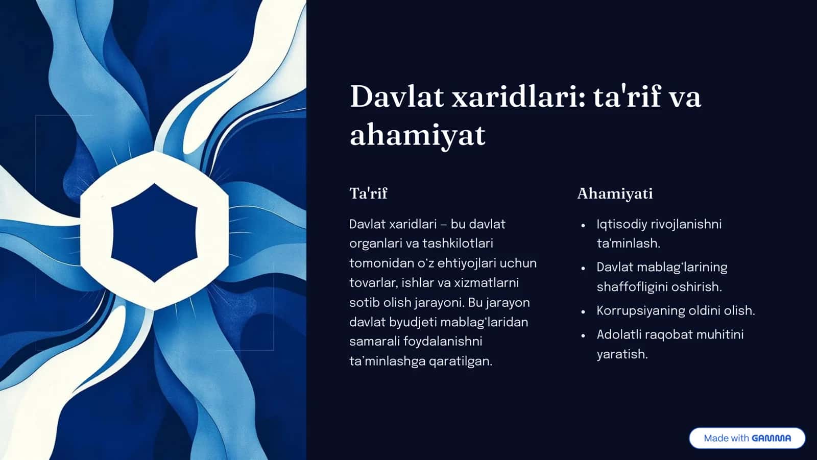 Davlat xaridlarini tashkil etishning milliy va xalqaro huquqiy asoslari 3