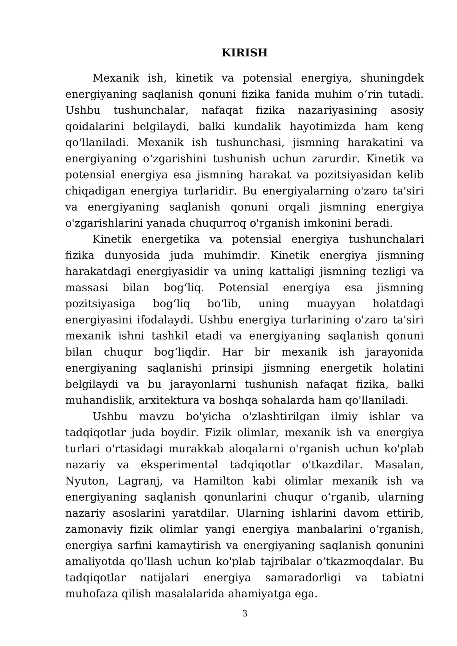 BIOLOGIYA FANIDAN TAYYORLAGAN REFERATI 3