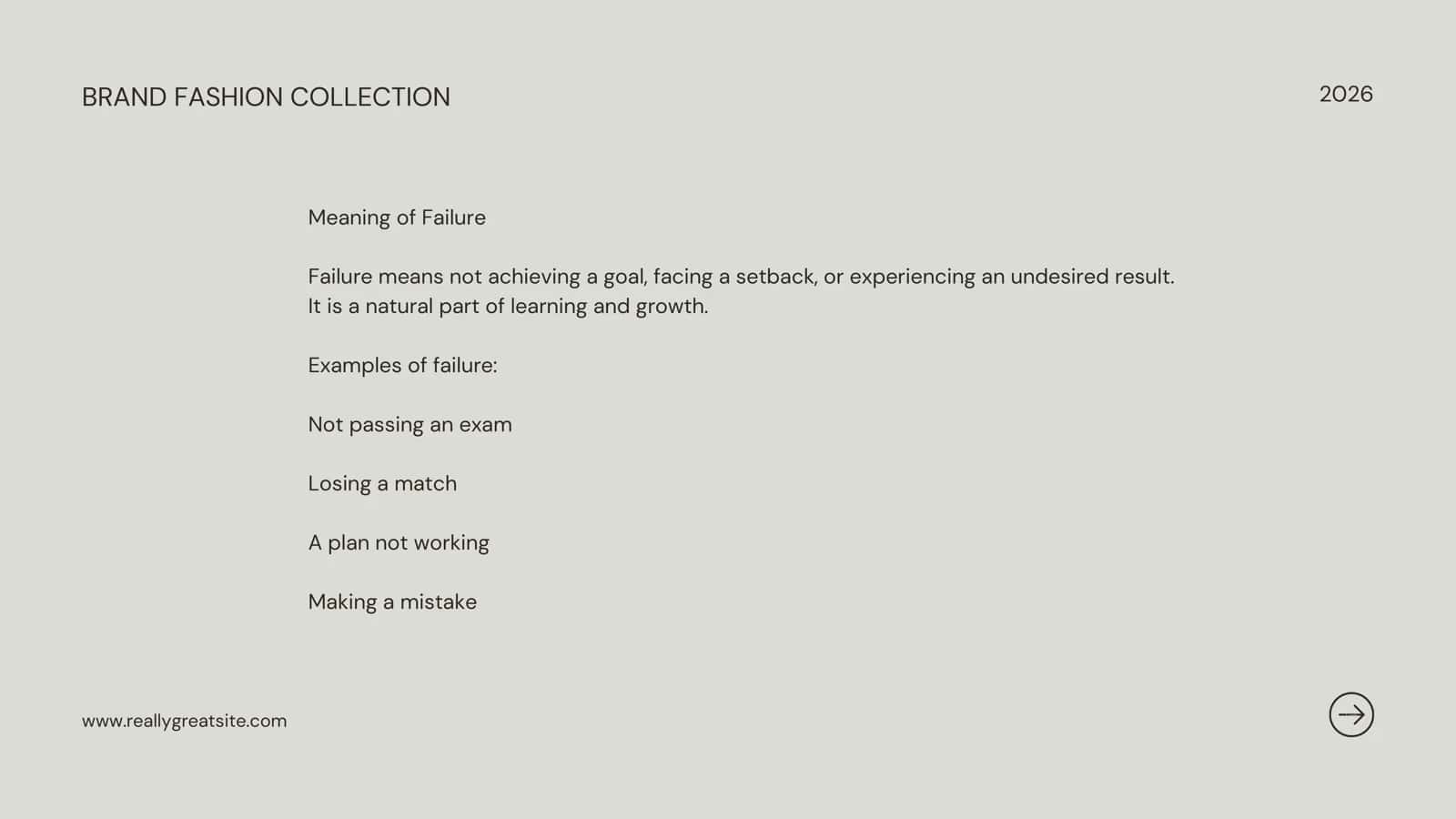 Success and Failure 3