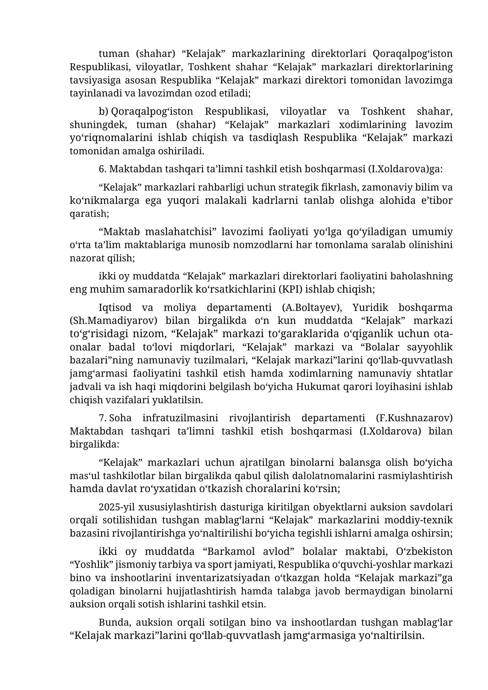 Oʻzbekiston Respublikasi Prezidentining Buyrugʻi 3
