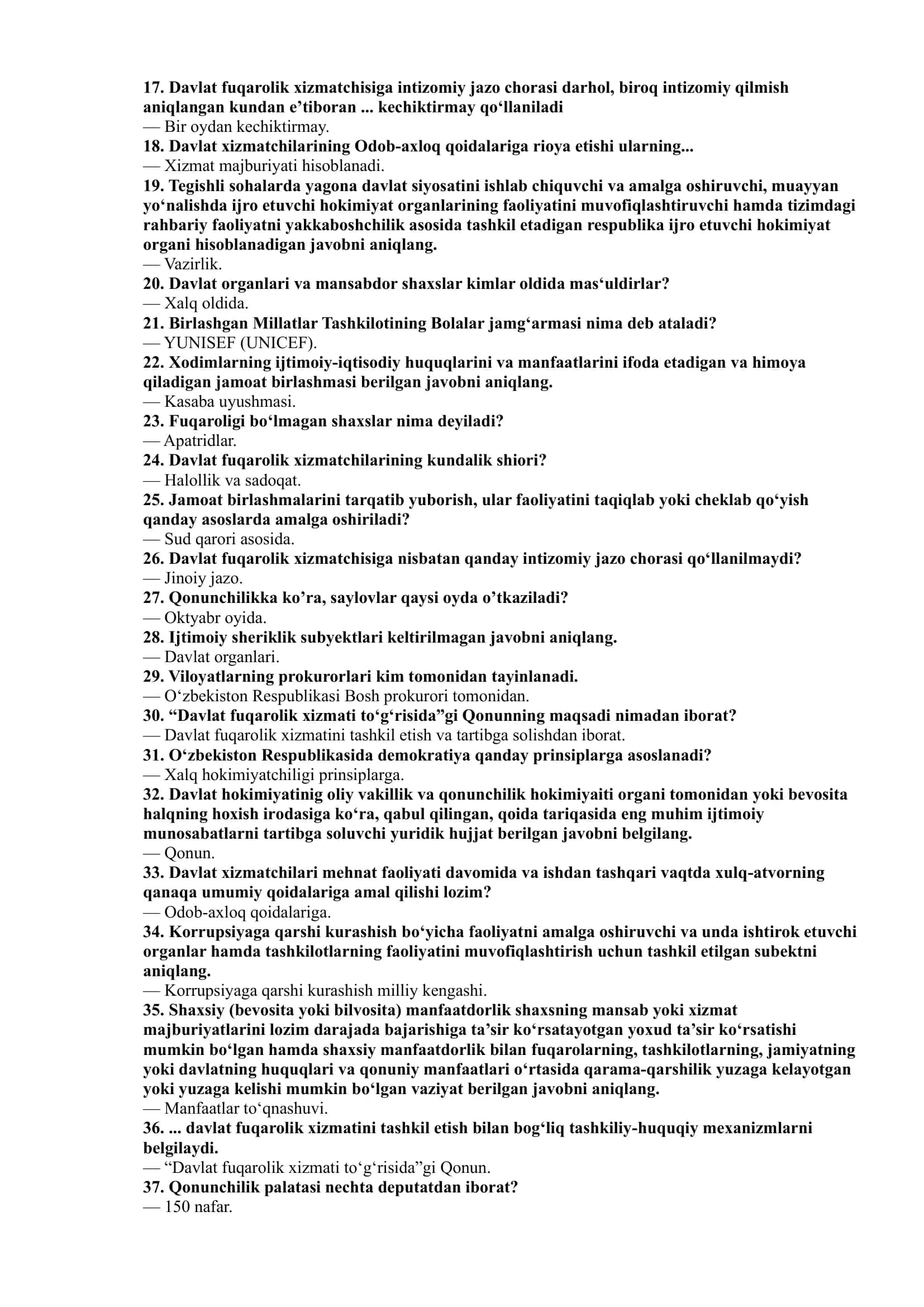 2026-eng yangi argos test savollariga javoblar tayyorlanish uchun 3