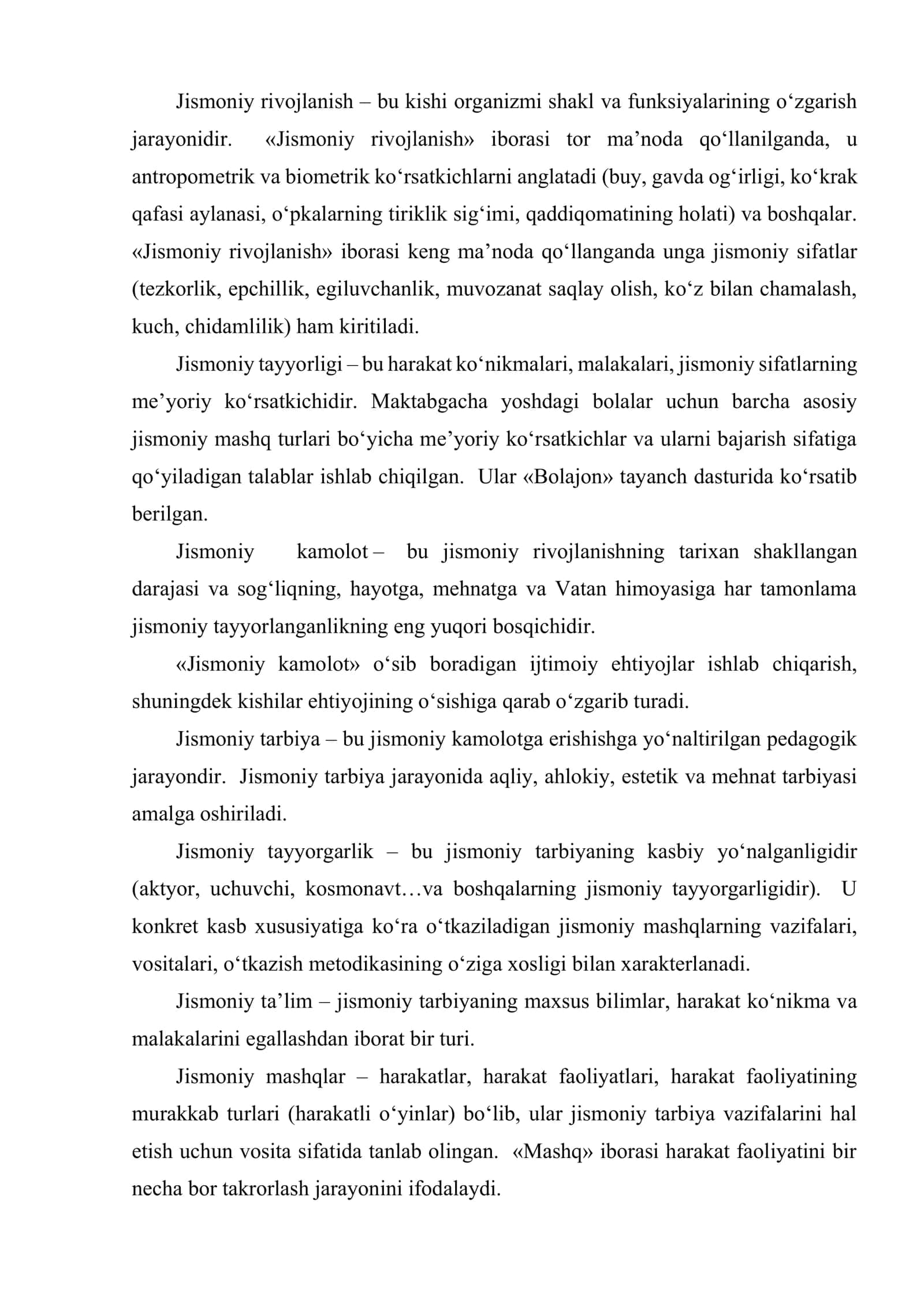 Maktabgacha ta’limda jismoniy tarbiya 3