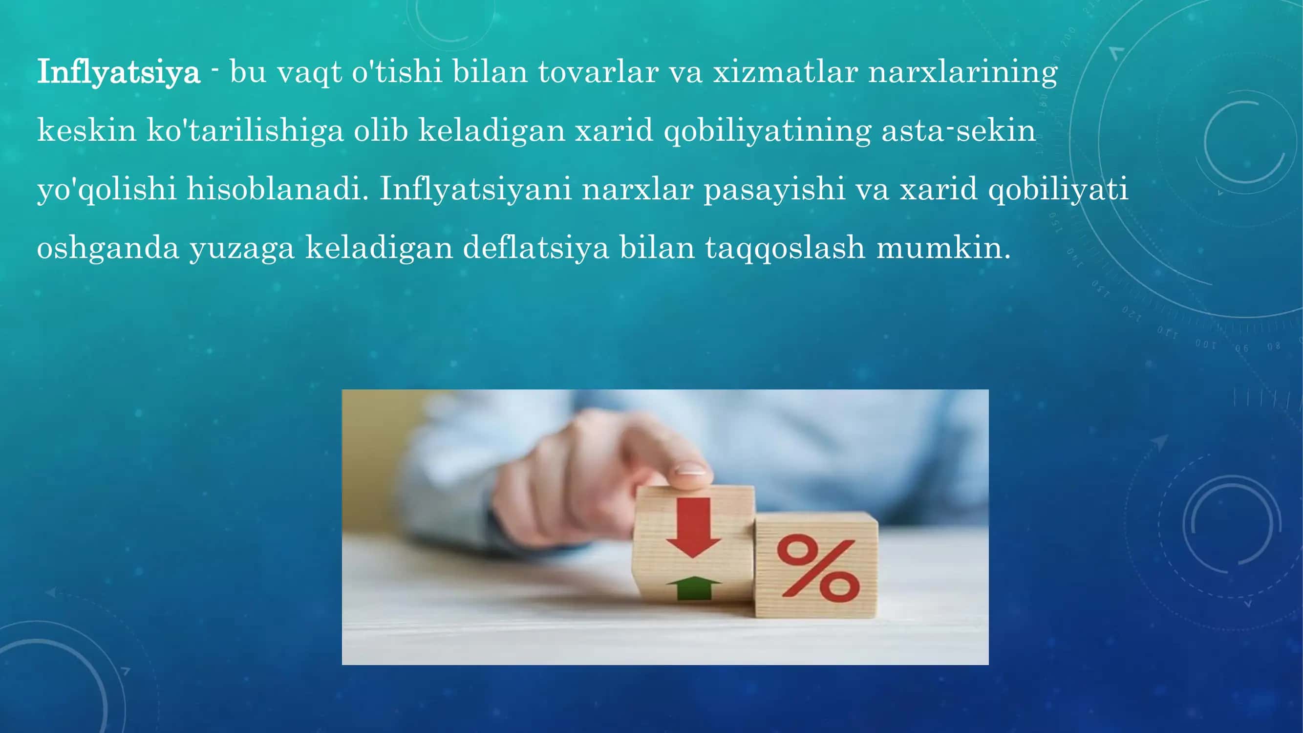 INFLATSIYA VA FOIZ STAVKALARI O’RTASIDAGI BOG’LIQLIK 3