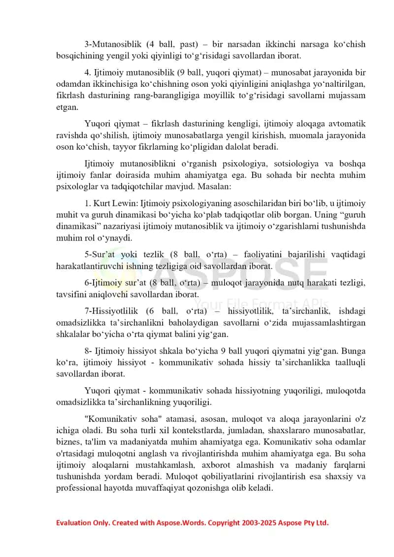 Temprament tajriba psixologik 3