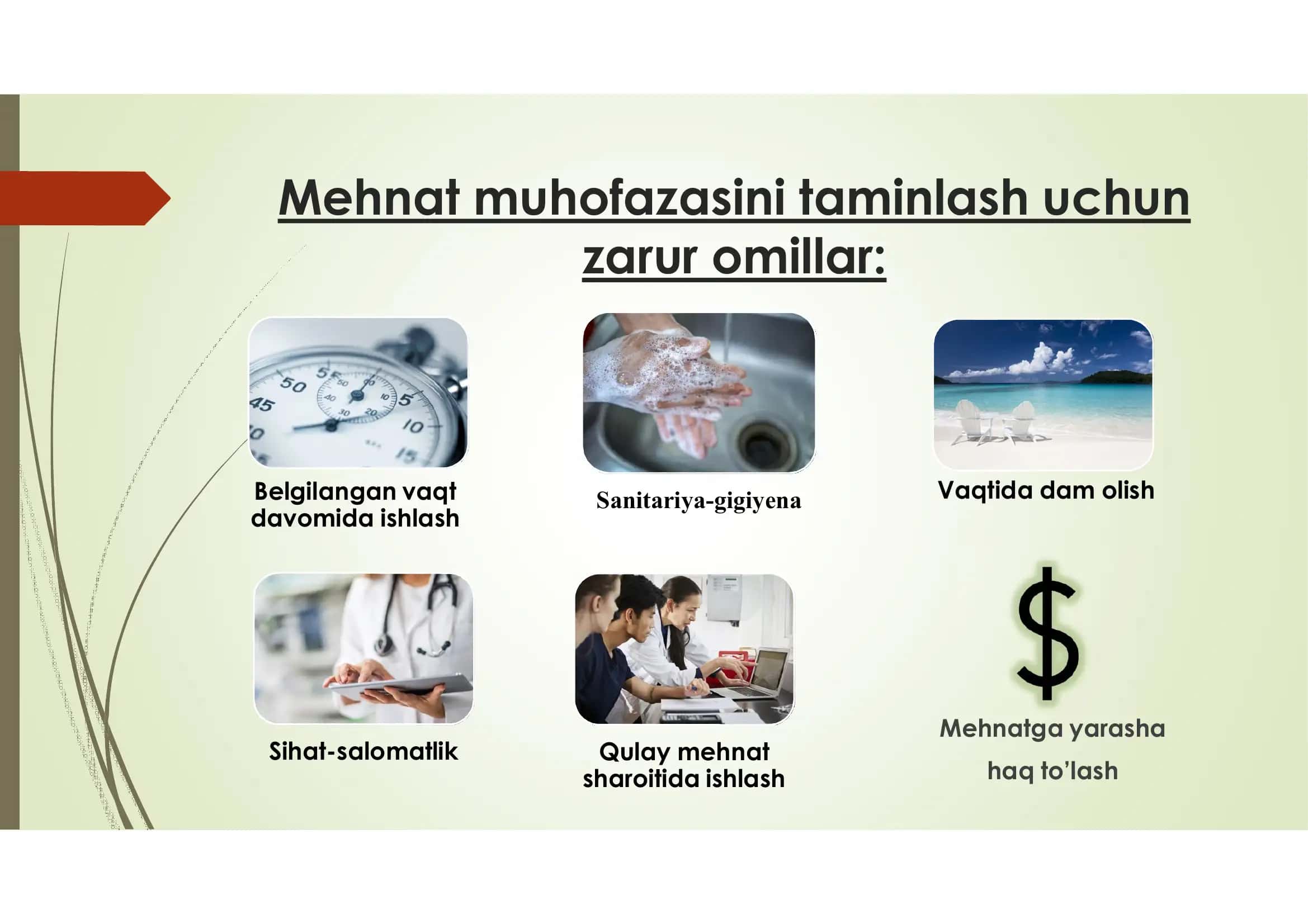 Mehnat muhofazasida mehnat xavfsizligini taminlash 3
