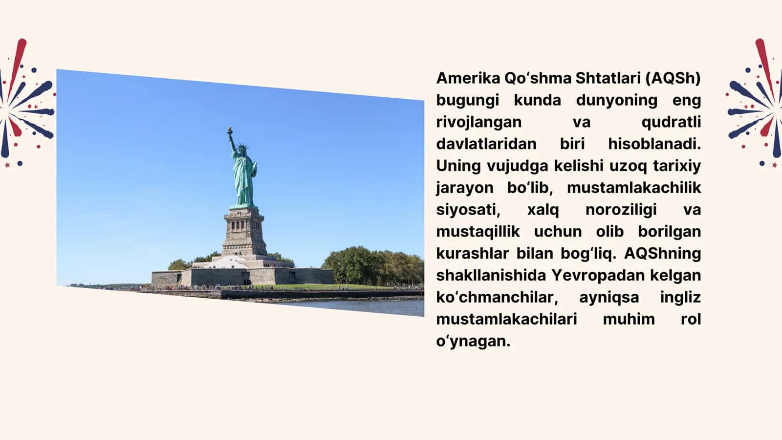 SHIMOLIY AMERIKADAGI DASTLABKI MUSTAMLAKALAR 3