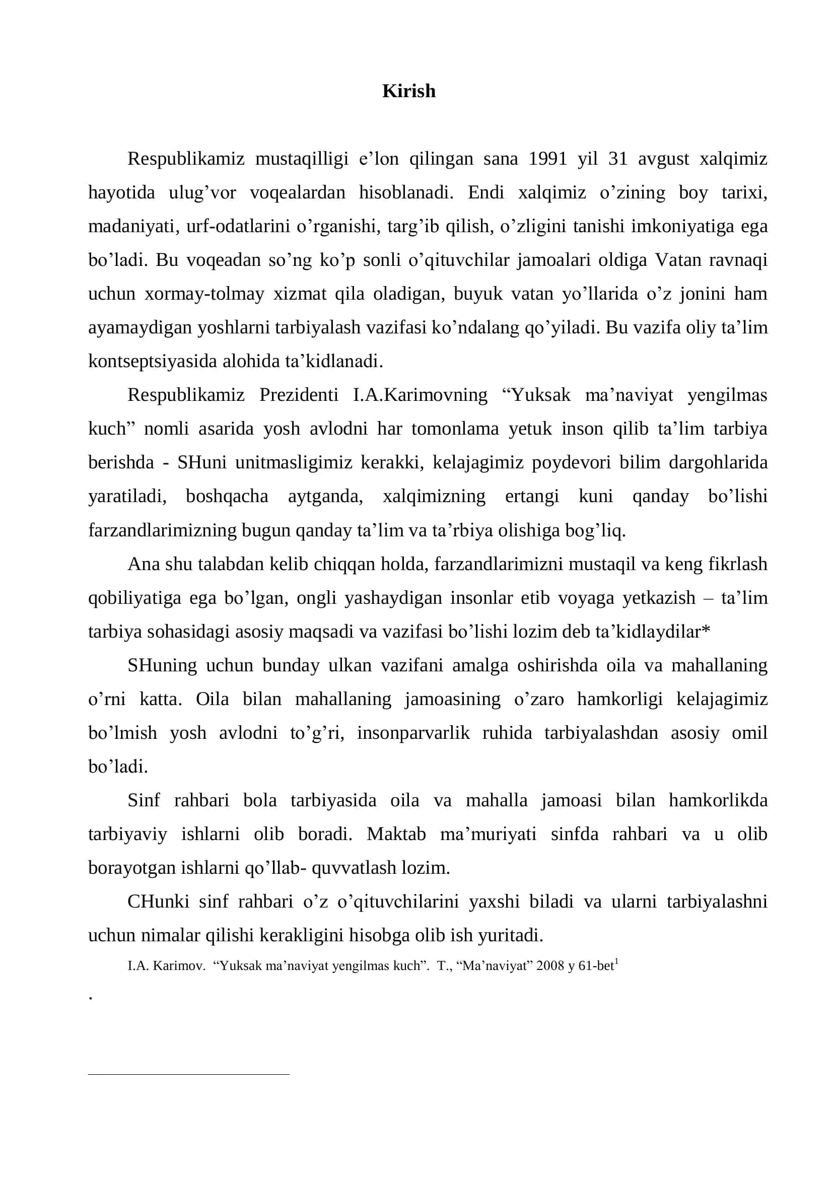 Maktab hamda jamoatchilikning oila ma’naviyatini yuksaltirishdagi o’rni 3