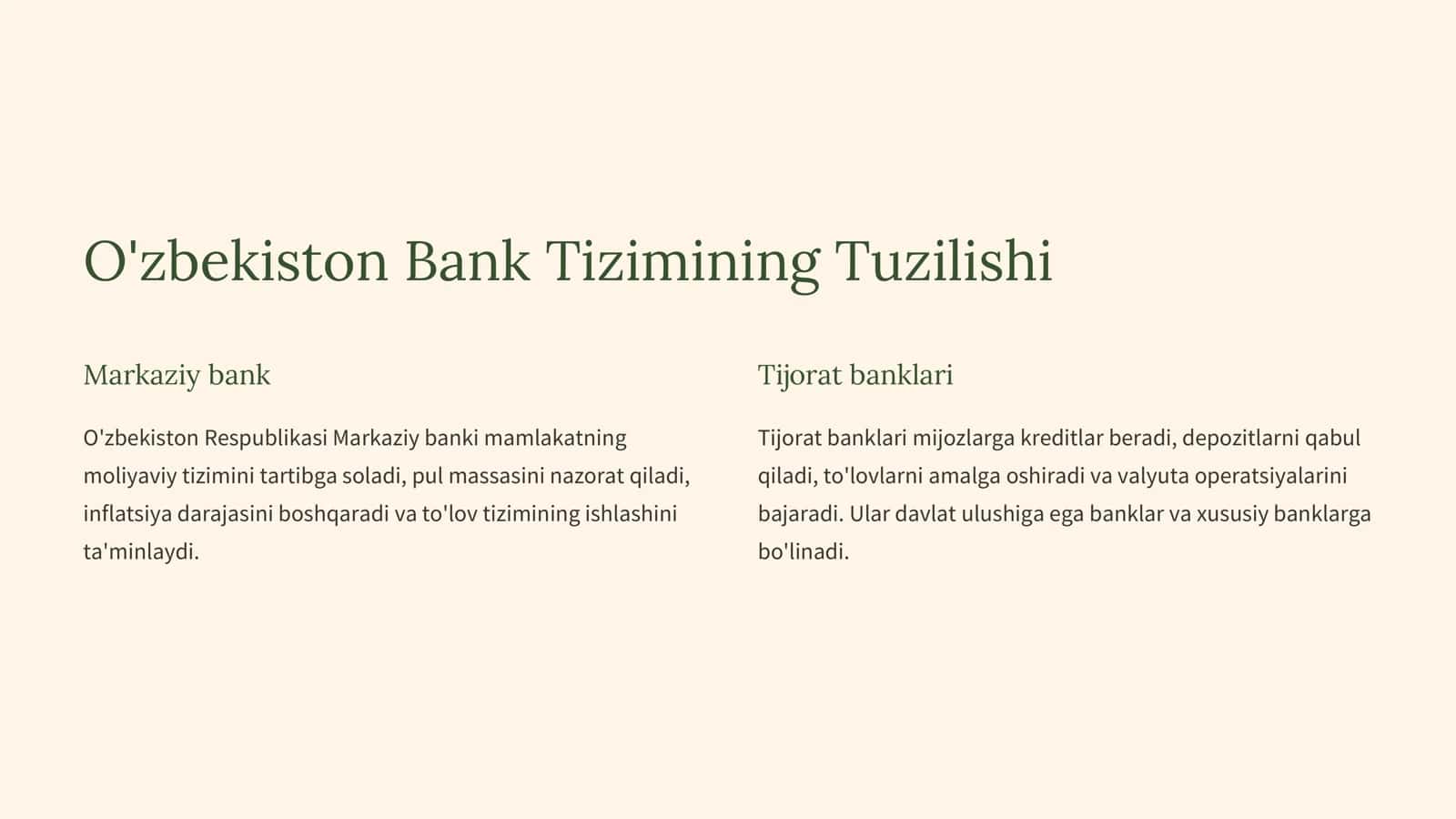O'zbekiston Bank Tizimi va Pul-Kredit 3