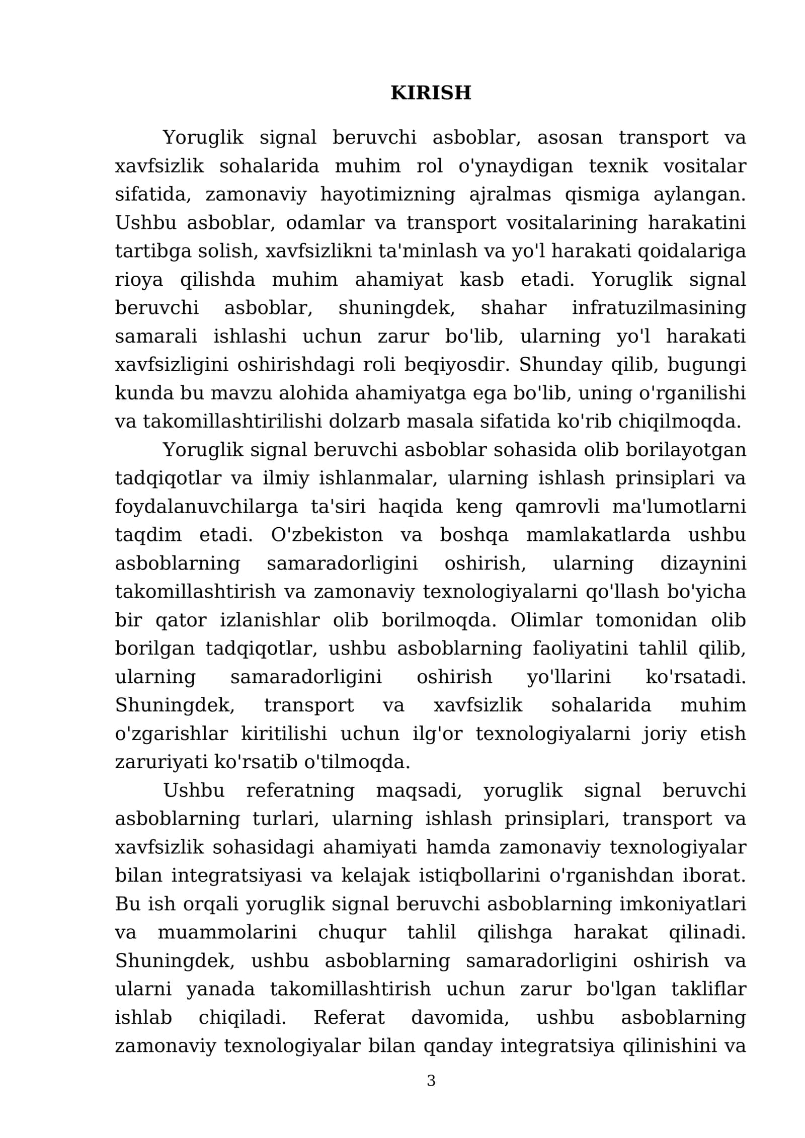 Yoruglik signal beruvchi asboblar 3