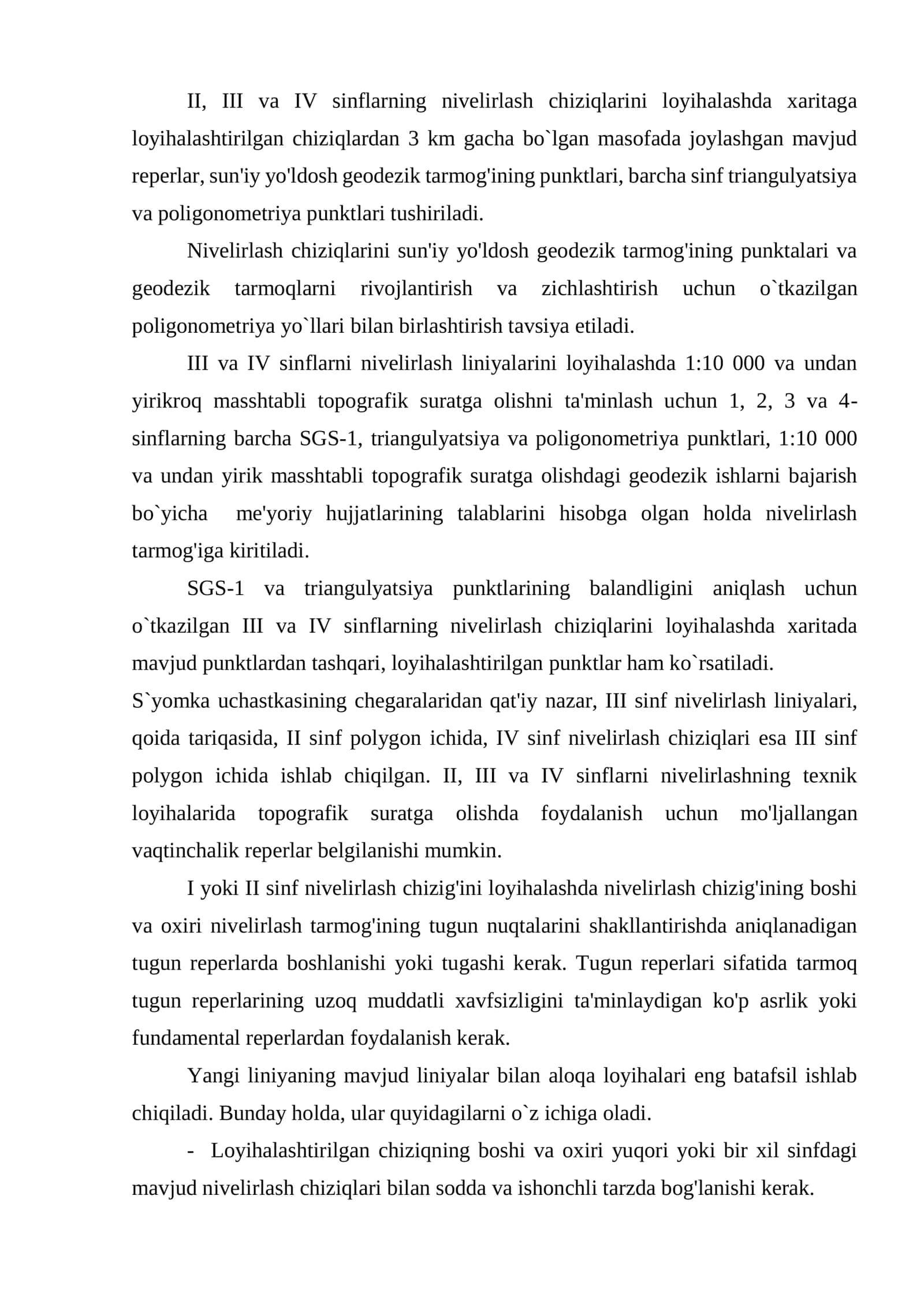 Nivelir tarmog’i loyihasini tuzish 3