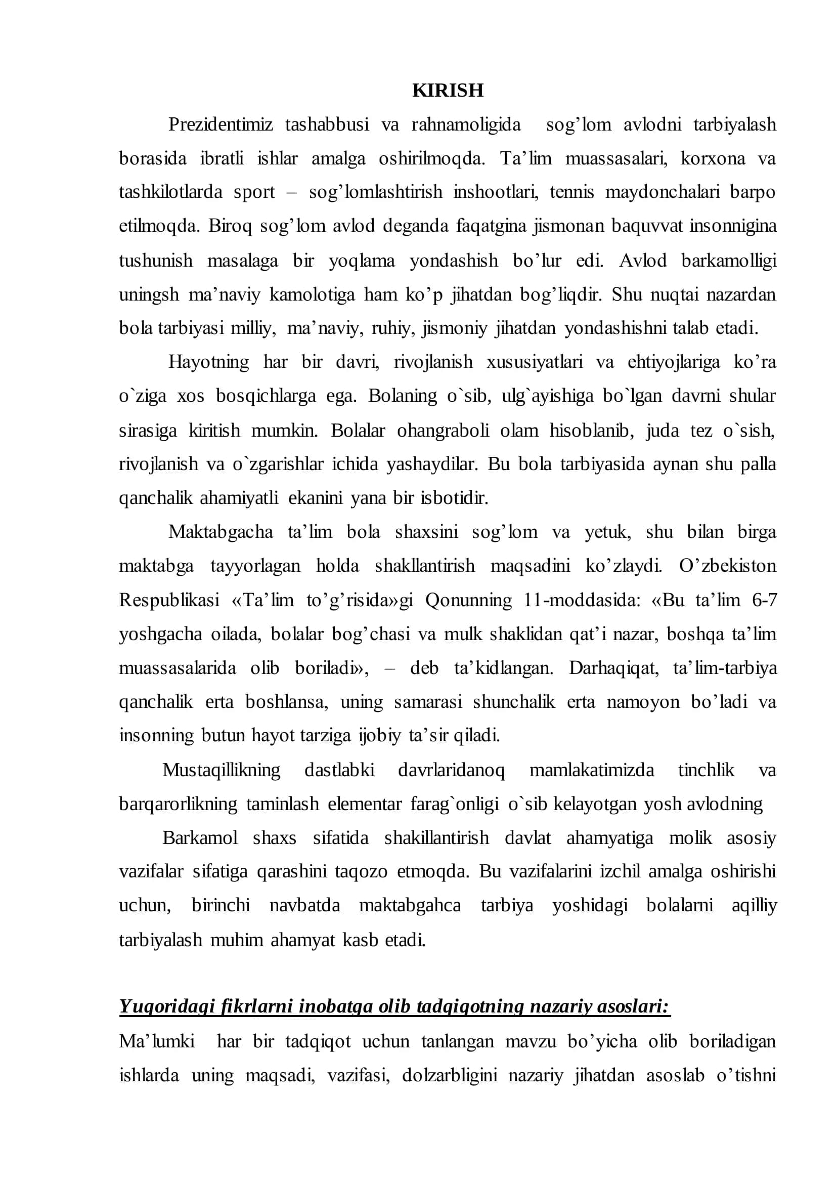 XVIII-XIX asr o`rtalarigacha bo`lgan bolalar adabiyoti 3