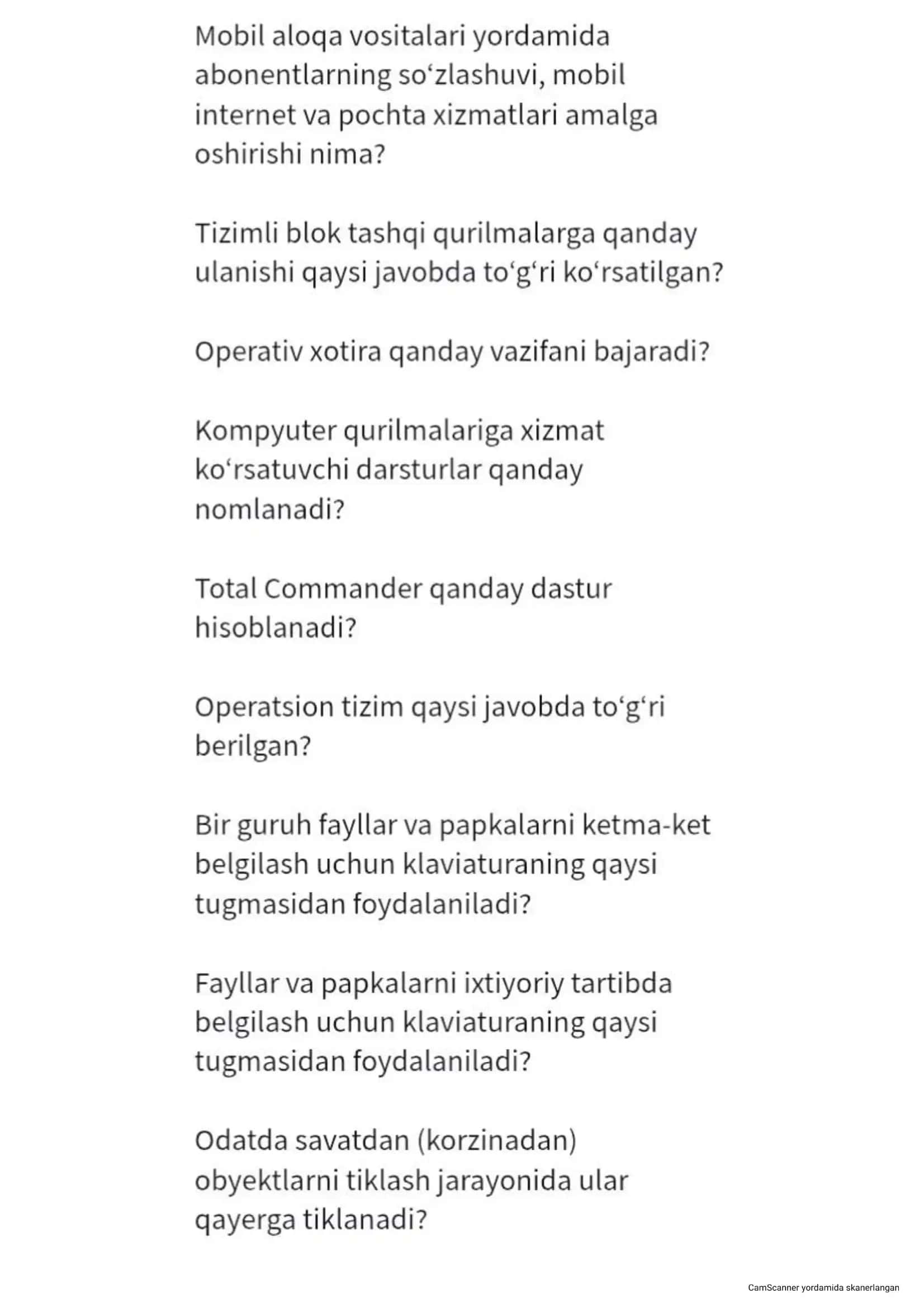 Agros test javoblari bilan yangi 2025-yil 3