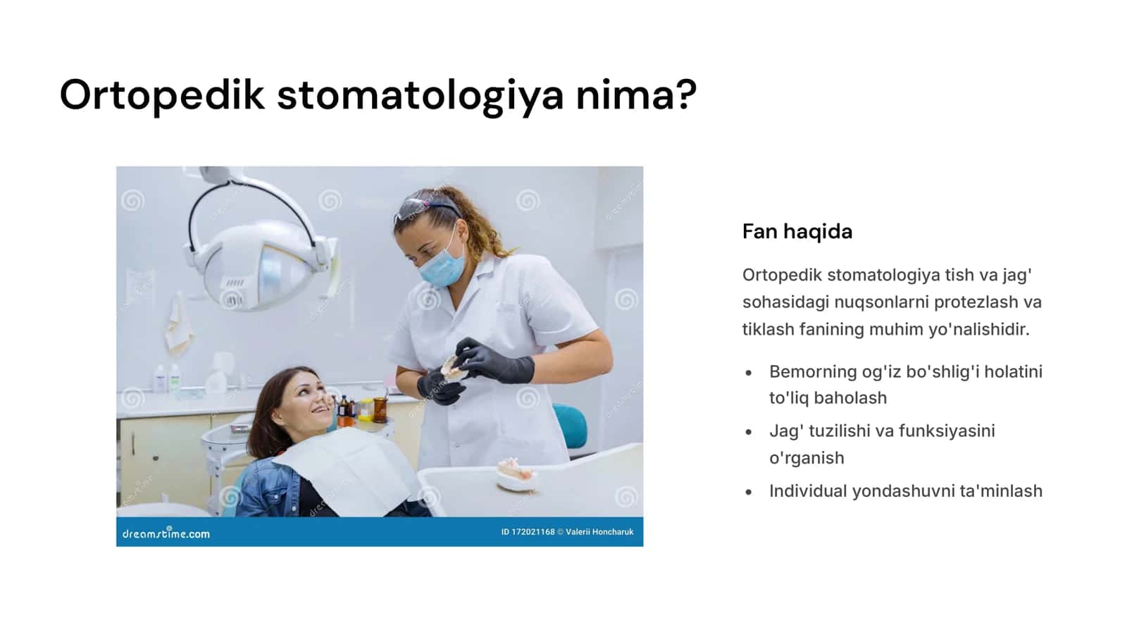 Ortopedik stomatologiyada bemorlarni asosiy tekshirish usullari 3