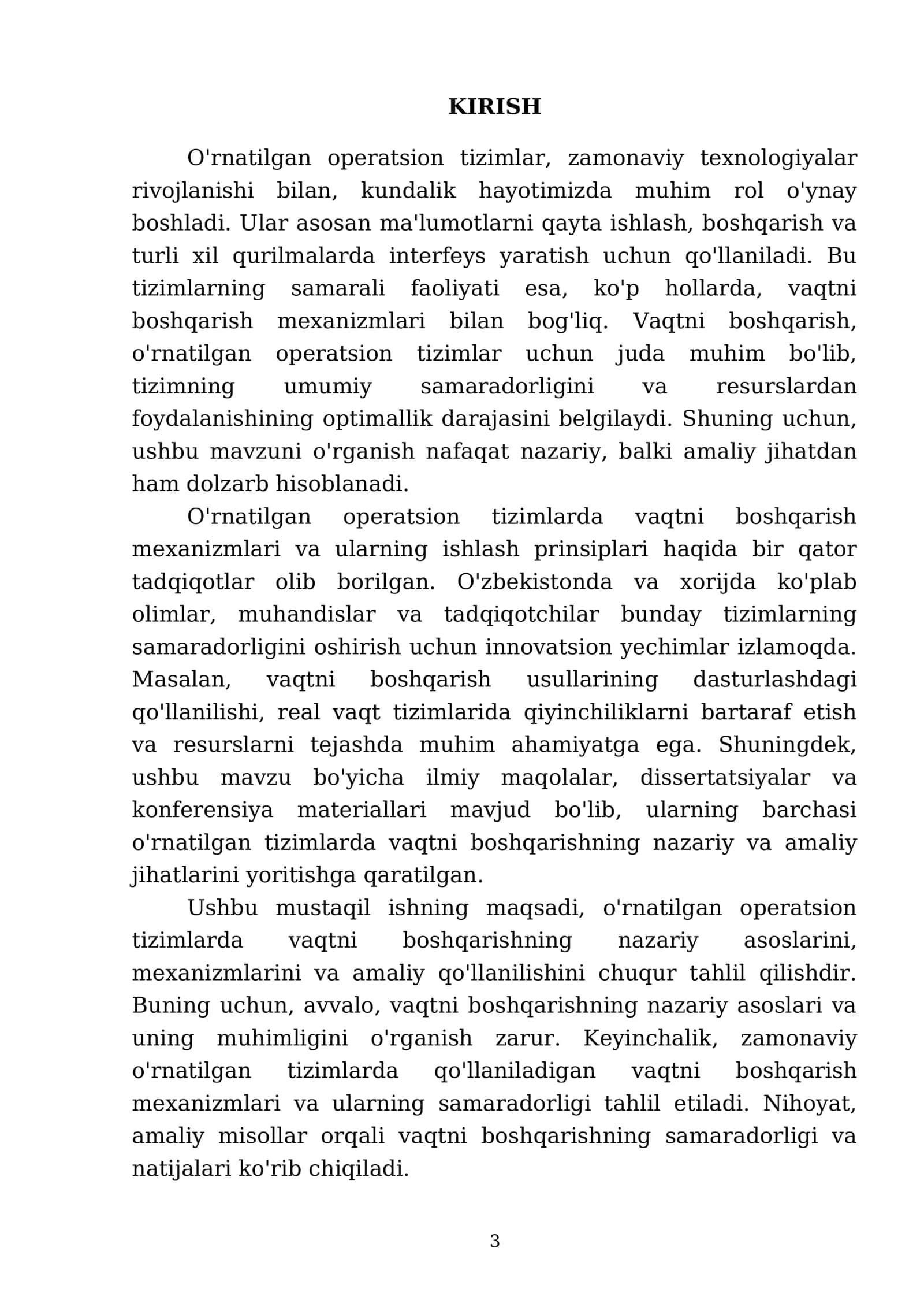 O'rnatilgan opertsion tizimlarda vaqtni boshqarish 3