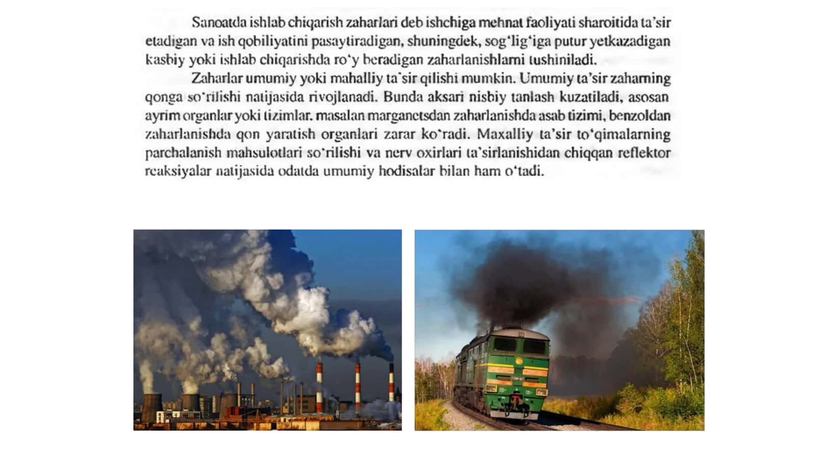 Zaxarli moddalarning ta’siri va ulardan himoya 3