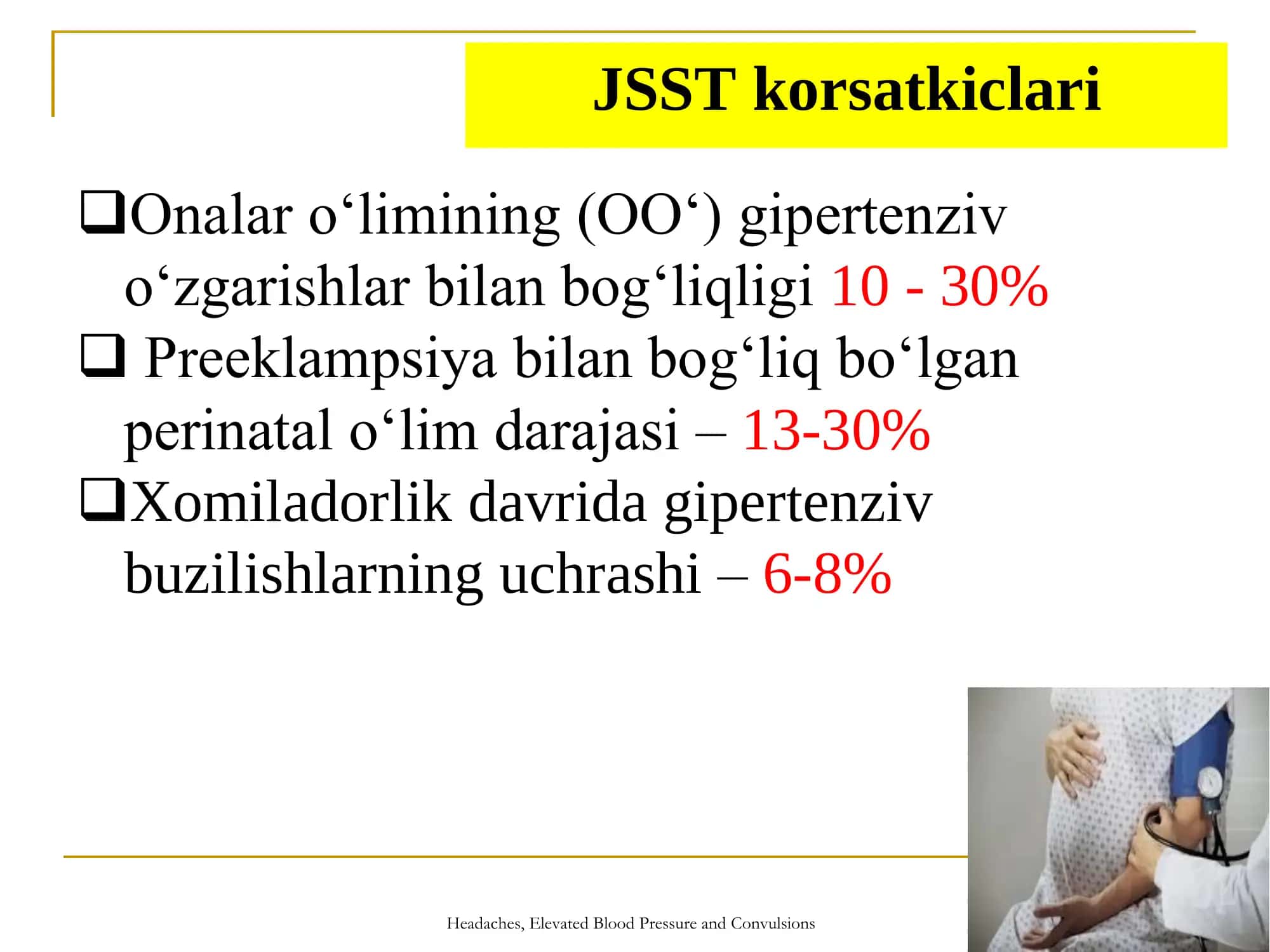Gipertenziya, preeklampsiya va eklampsiyani zamonaviy tashxislash 3