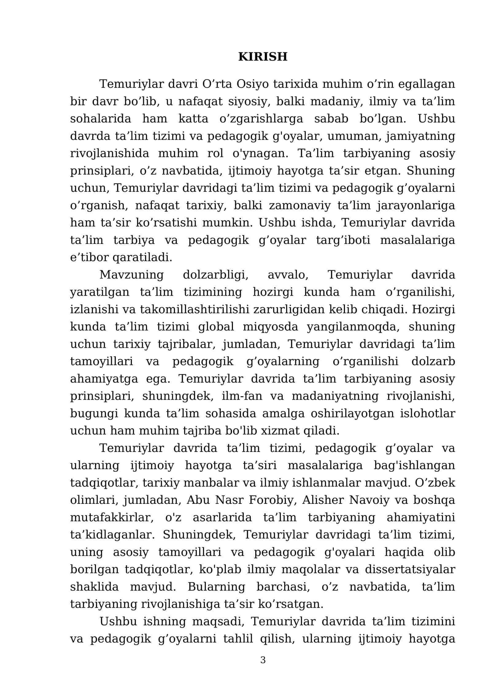 Temuriylar davrida ta’lim tarbiya pedagogik g’oyalar targ’iboti 3