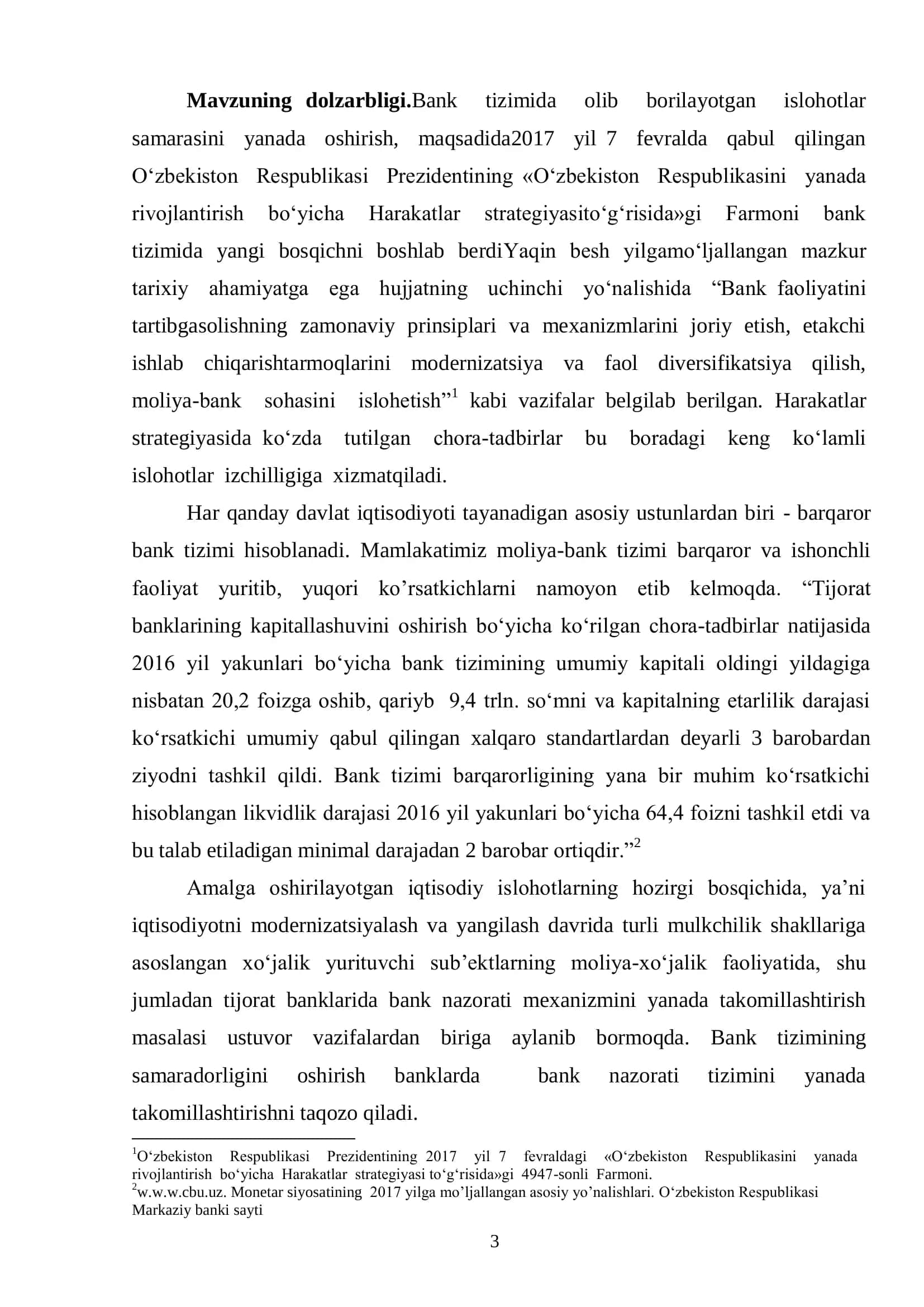 TIJORAT BANKLARINING ICHKI NAZORAT TIZIMINI SHAKLLANTIRISH VA TAKOMILLASHTIRISHNING METODOLOGIK ASOSLARI 3