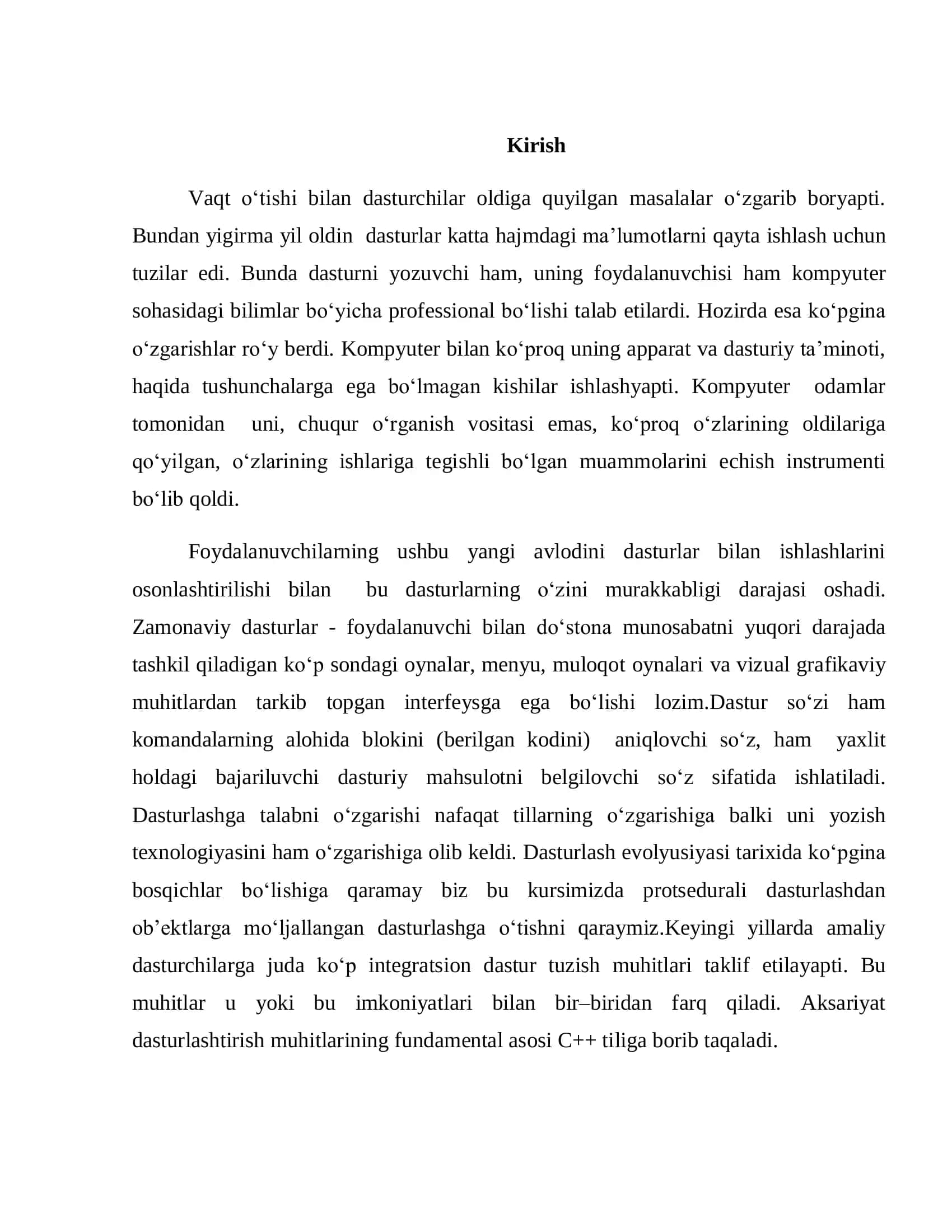 C++ tilida Satrlar va funksiyalarga doir masalalar yechish 3