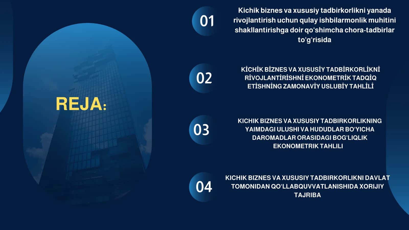 Kichik biznes va xususiy biznes subyektlari faoliyatini tahlil qilishda ekonometrik modellardan foydalanish 3