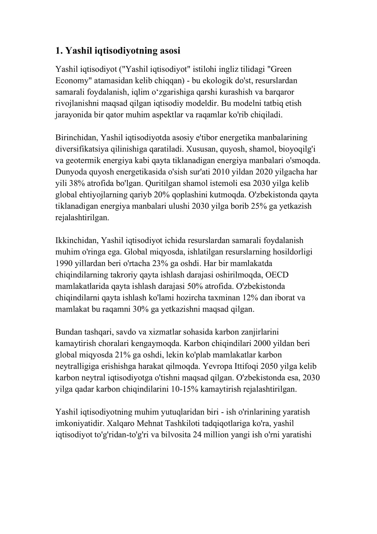 YASHIL IQTISODIYOTGA ÕTISHNING AQSH TAJRIBASI 3