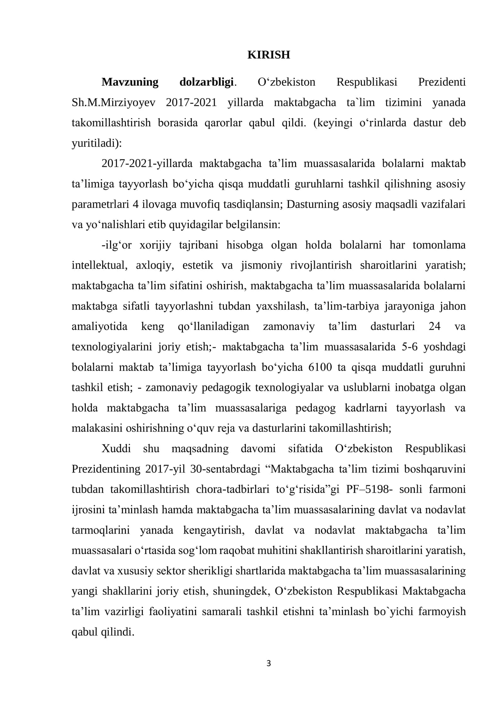 MAKTABGACHA TASHKILOTIDA HUQUQIY TARBIYANI TASHKIL ETISH 3