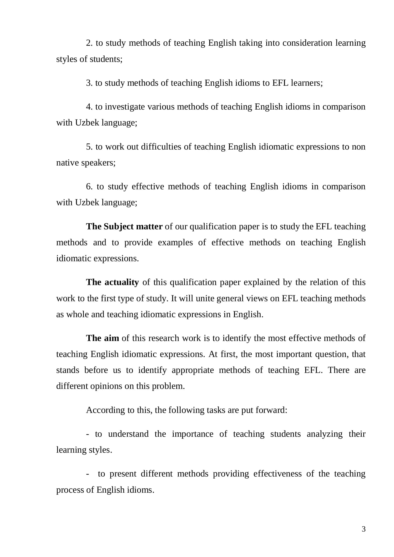Introduction to Teaching Idioms in ESL 3