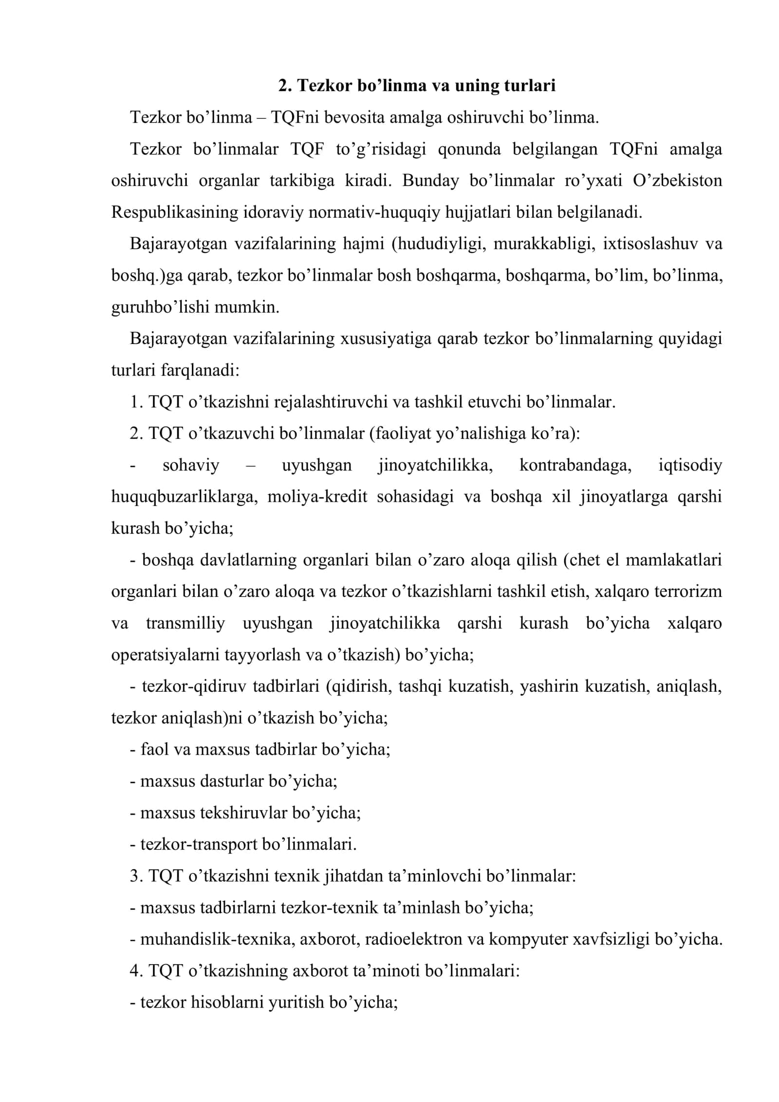 Organlar, ularning huquqiy maqomi 3