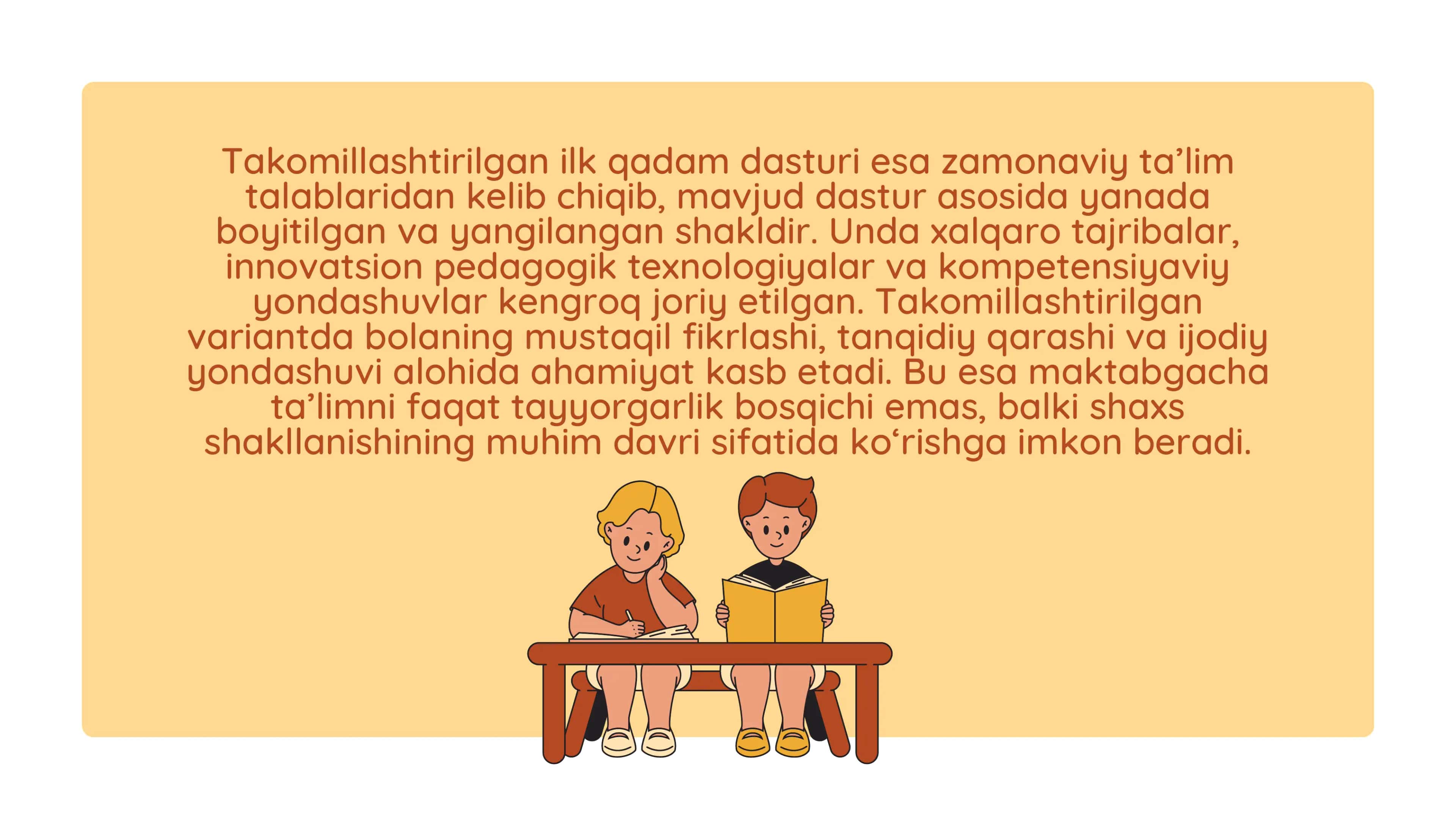 ILK QADAM VA TAKOMILLASHTIRILGAN 3