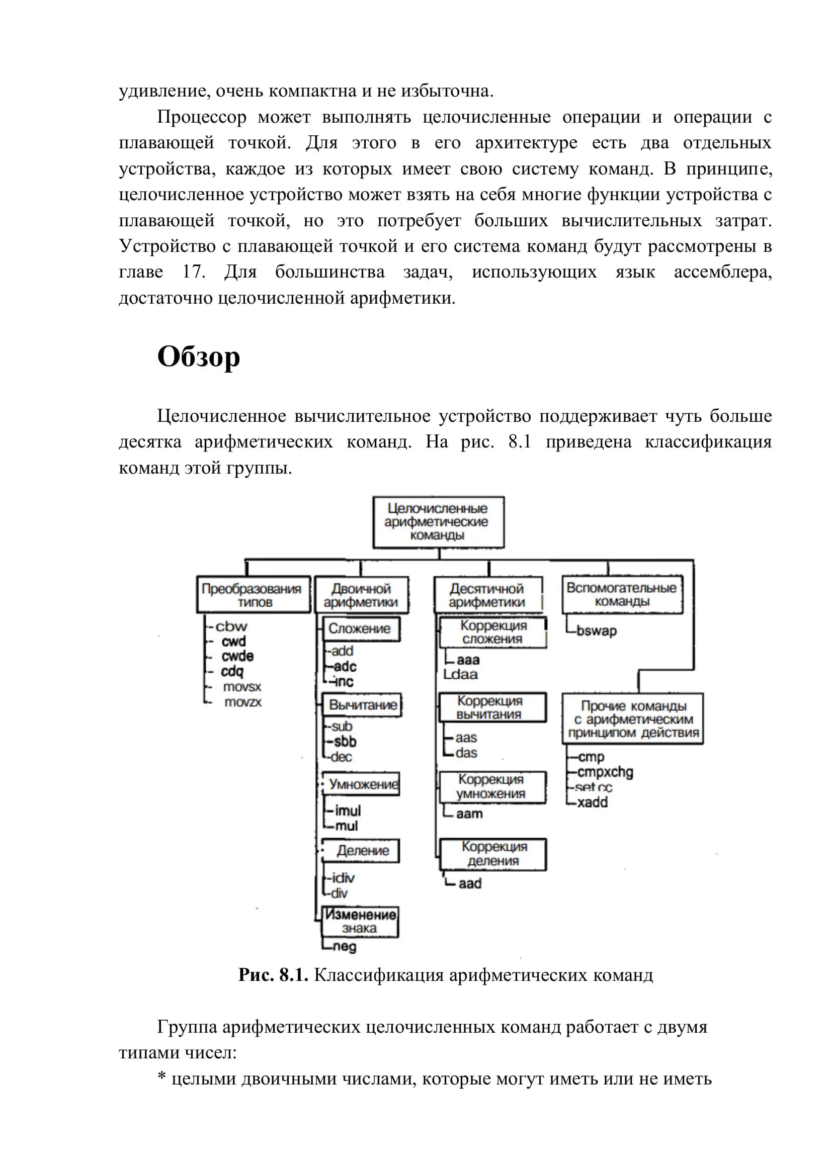 Арифметические команды 3