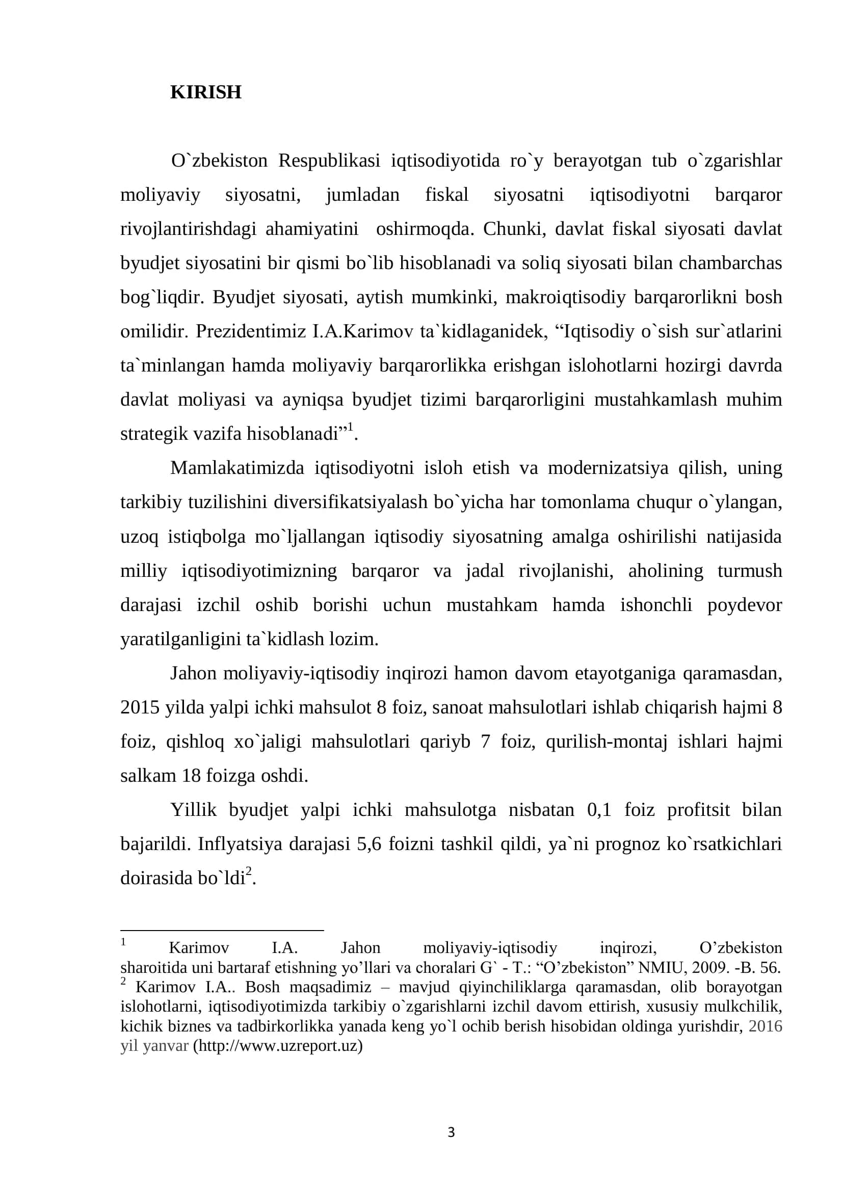 IQTISODIYOTNI BARQAROR RIVOJLANTIRISHDA DAVALAT FISKAL SIYOSATINING O`RNI 3