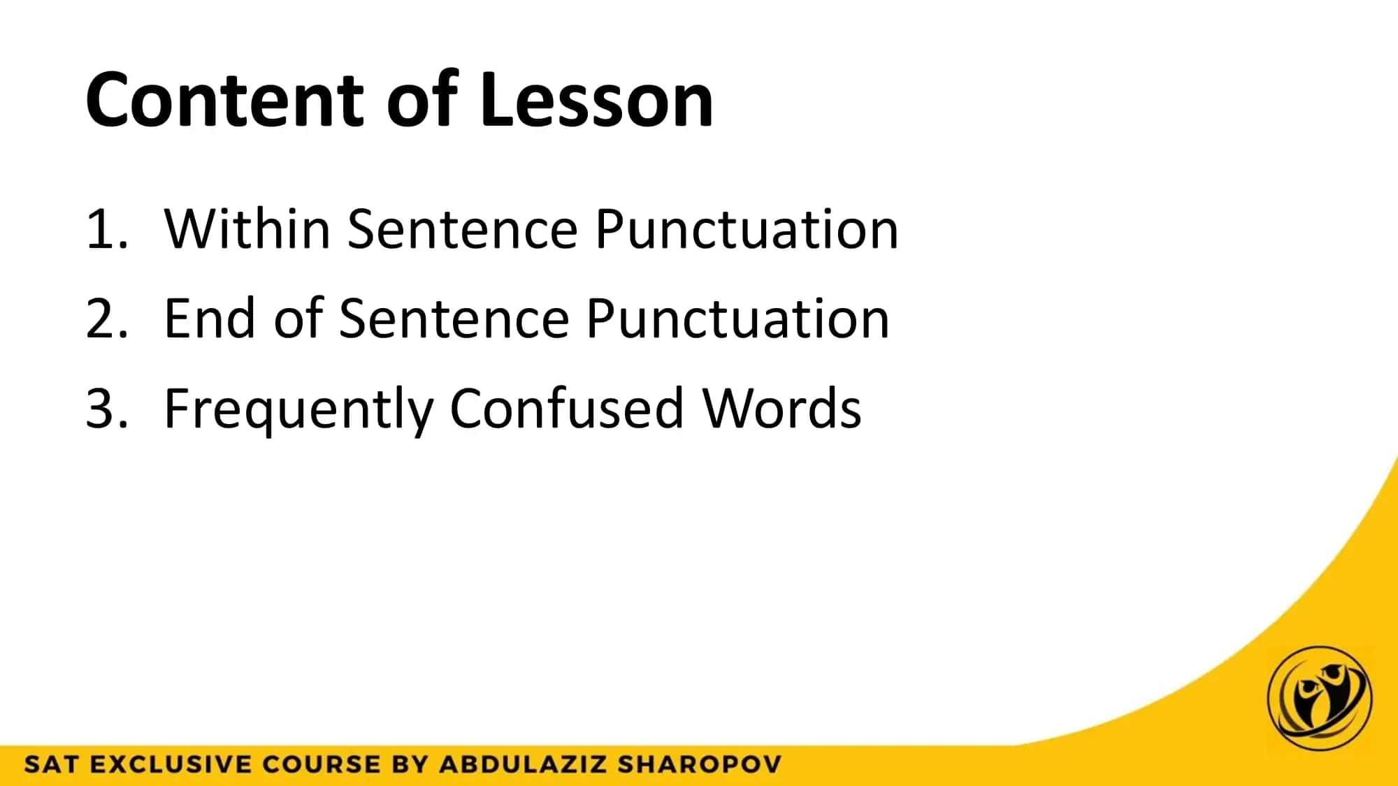 Punctuation 3