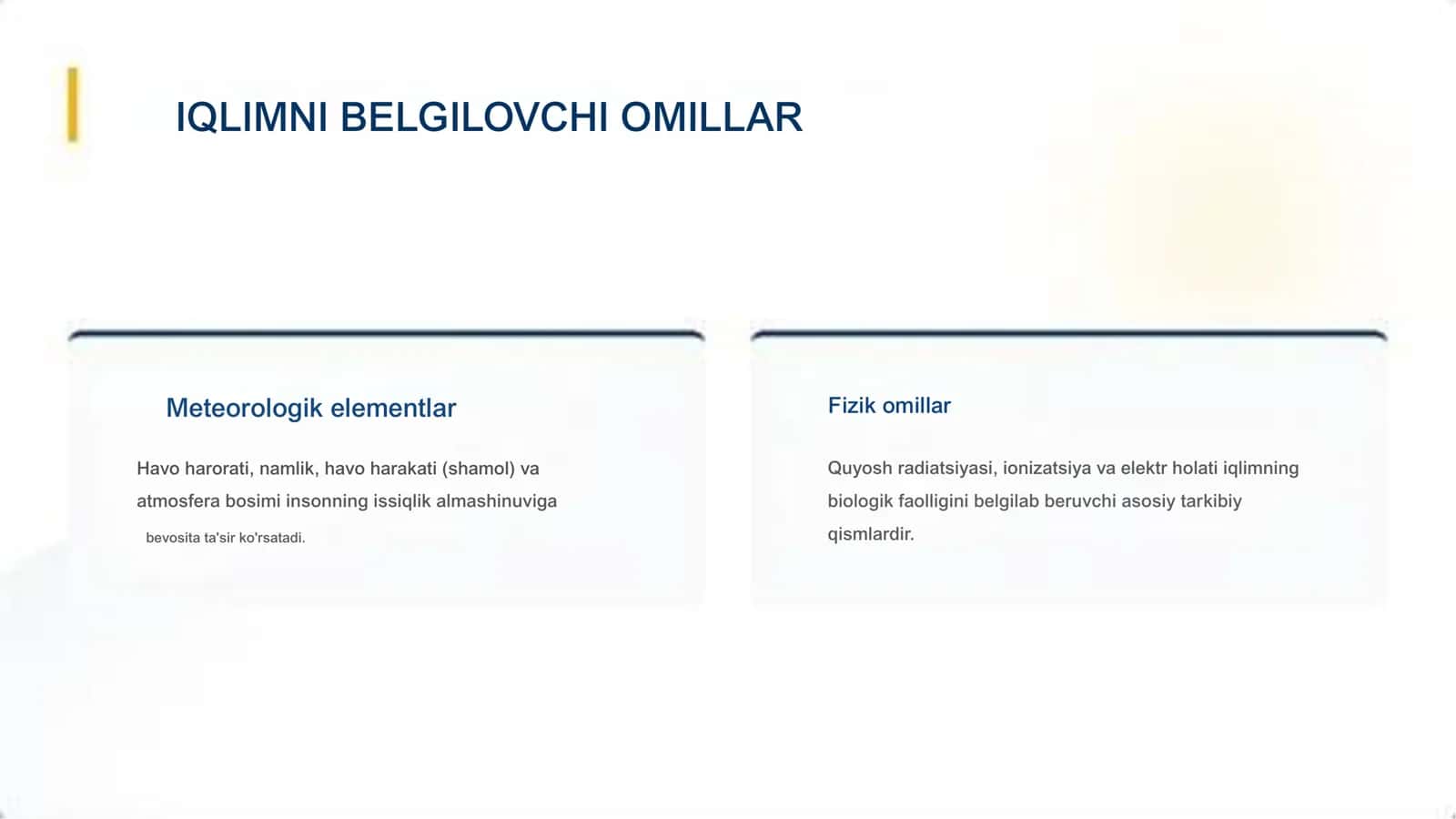 Iqlim va Inson Salomatligi 3