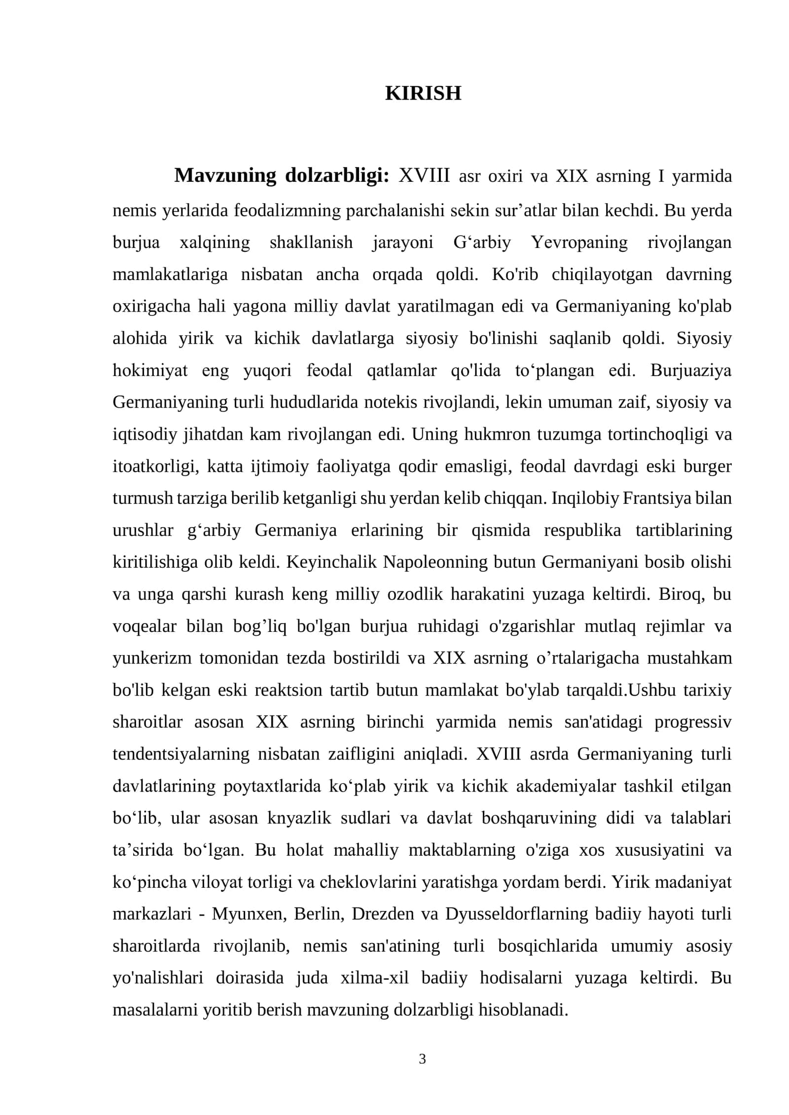 XIX asrning birinchi yarmida german davlatlarining ijtimoiy-iqtisodiy va siyosiy rivojlanishi 3