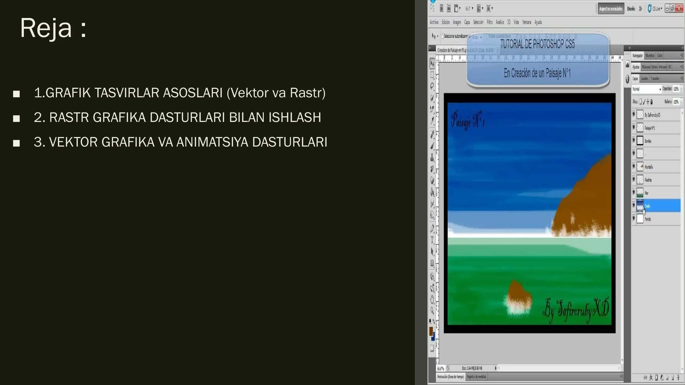 Kompyuter grafikasi tushunchasi 3