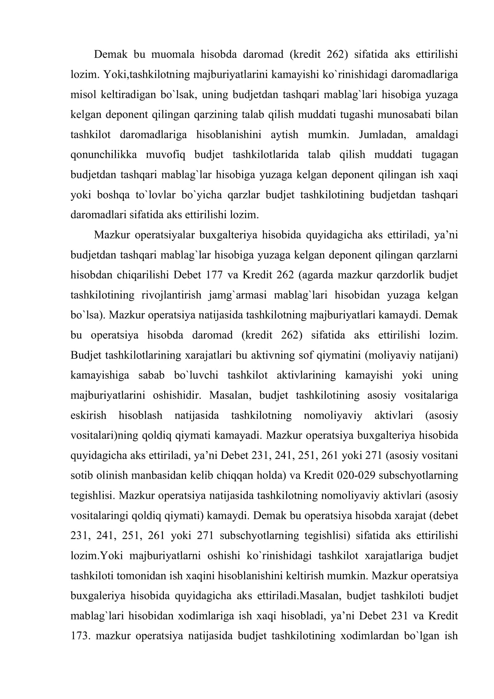 Budjet tashkilotlarida moliyaviy natijalar hisobi 3
