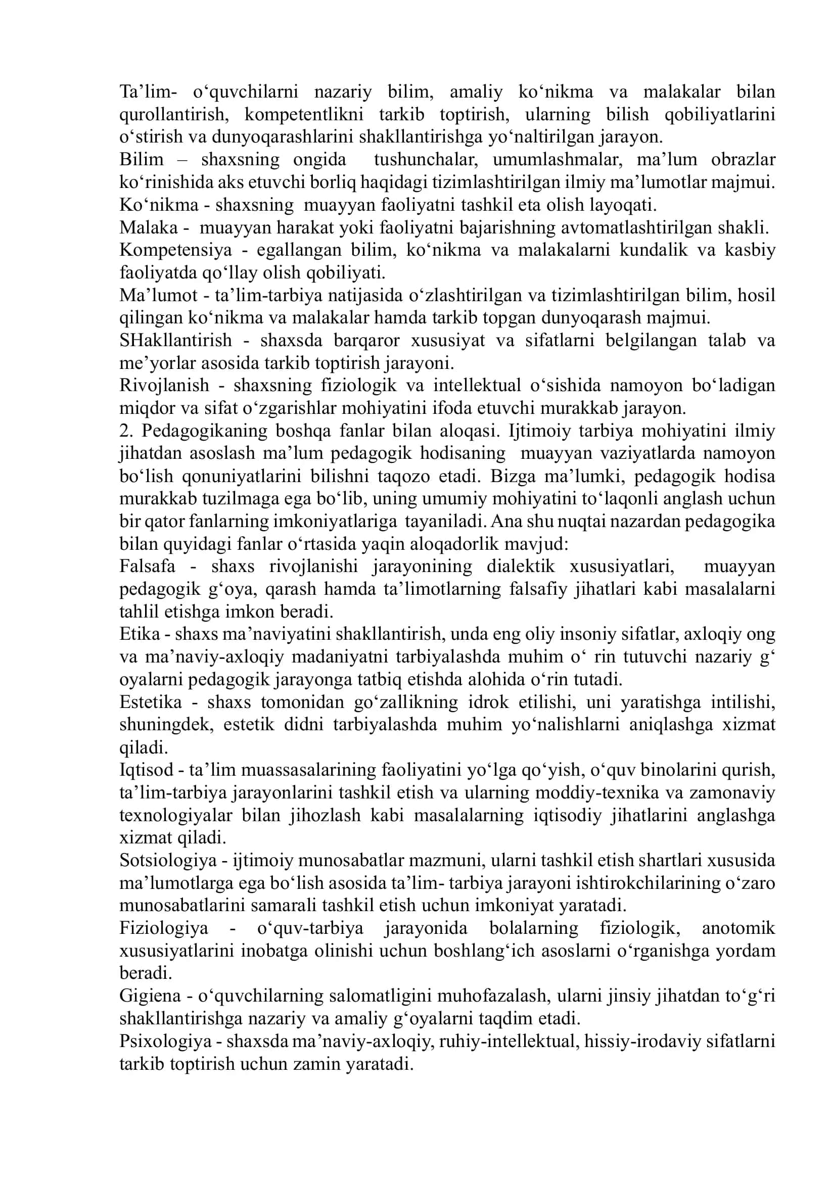 Pedagogika fanining metodologiyasi va tadqiqot metodlari 3