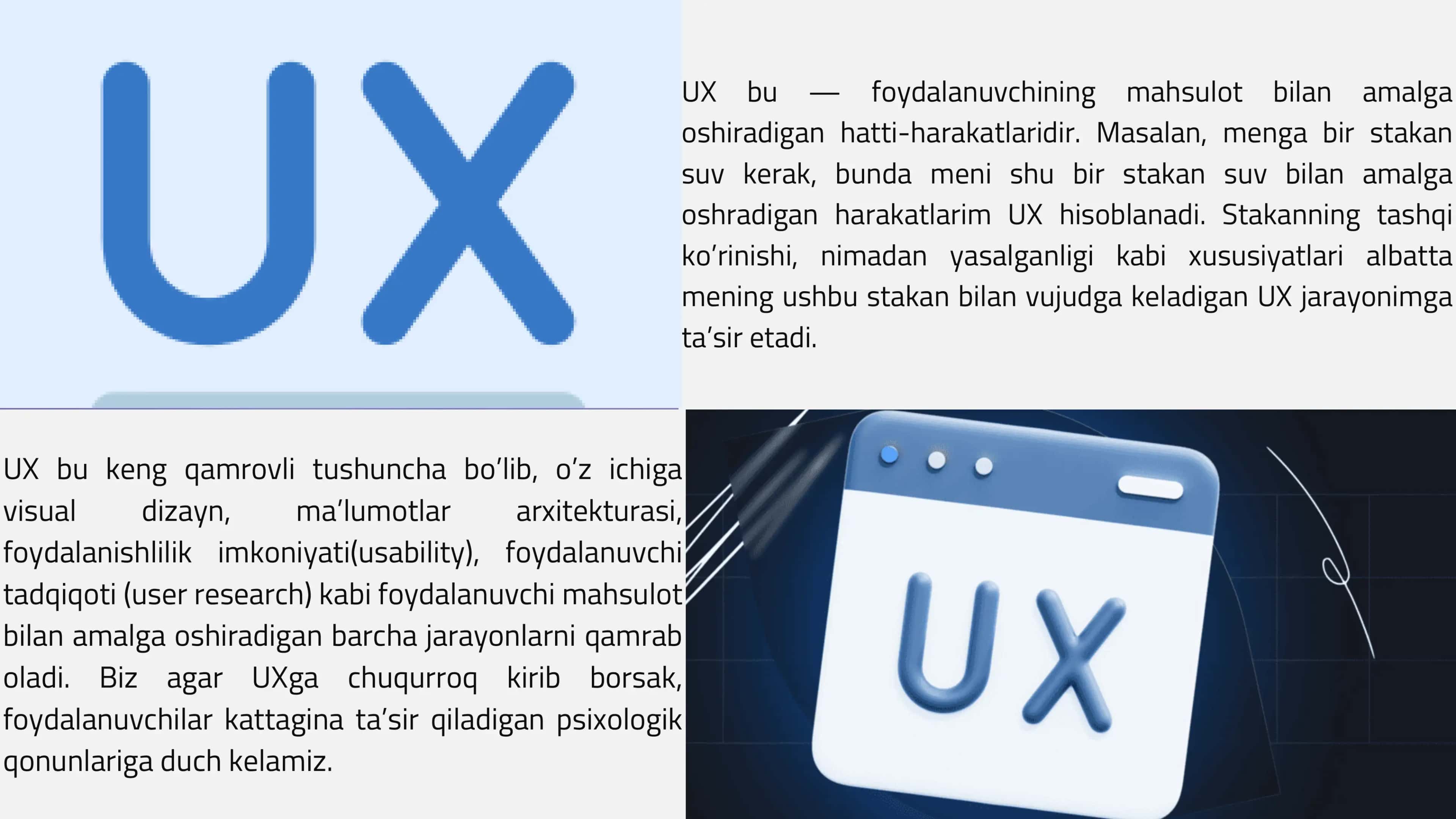 UX TADQIQOTLARI:FOYDALANUVCHI ODATLARINI TAHLIL QILISH USULLARI 3