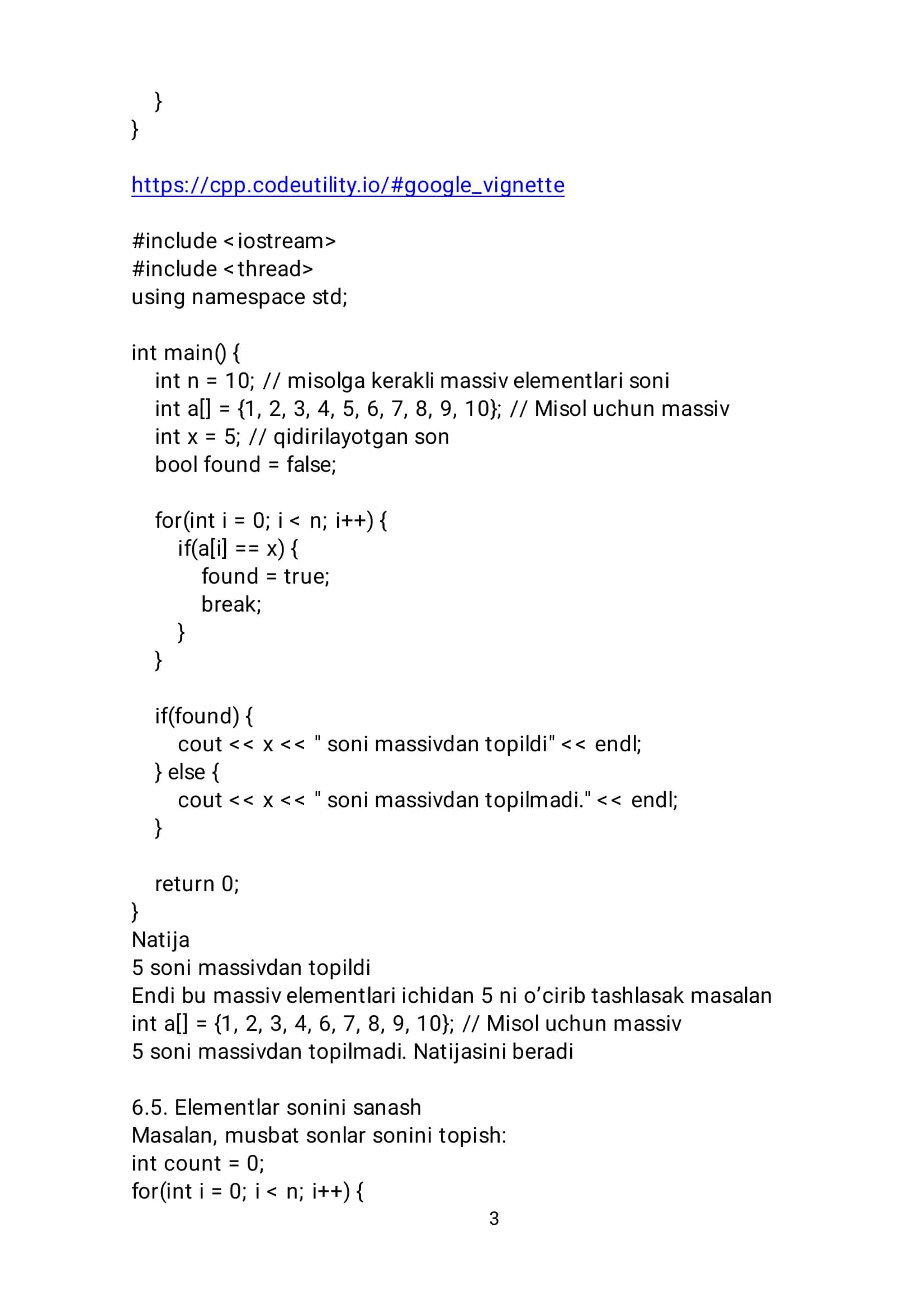 C++ 3