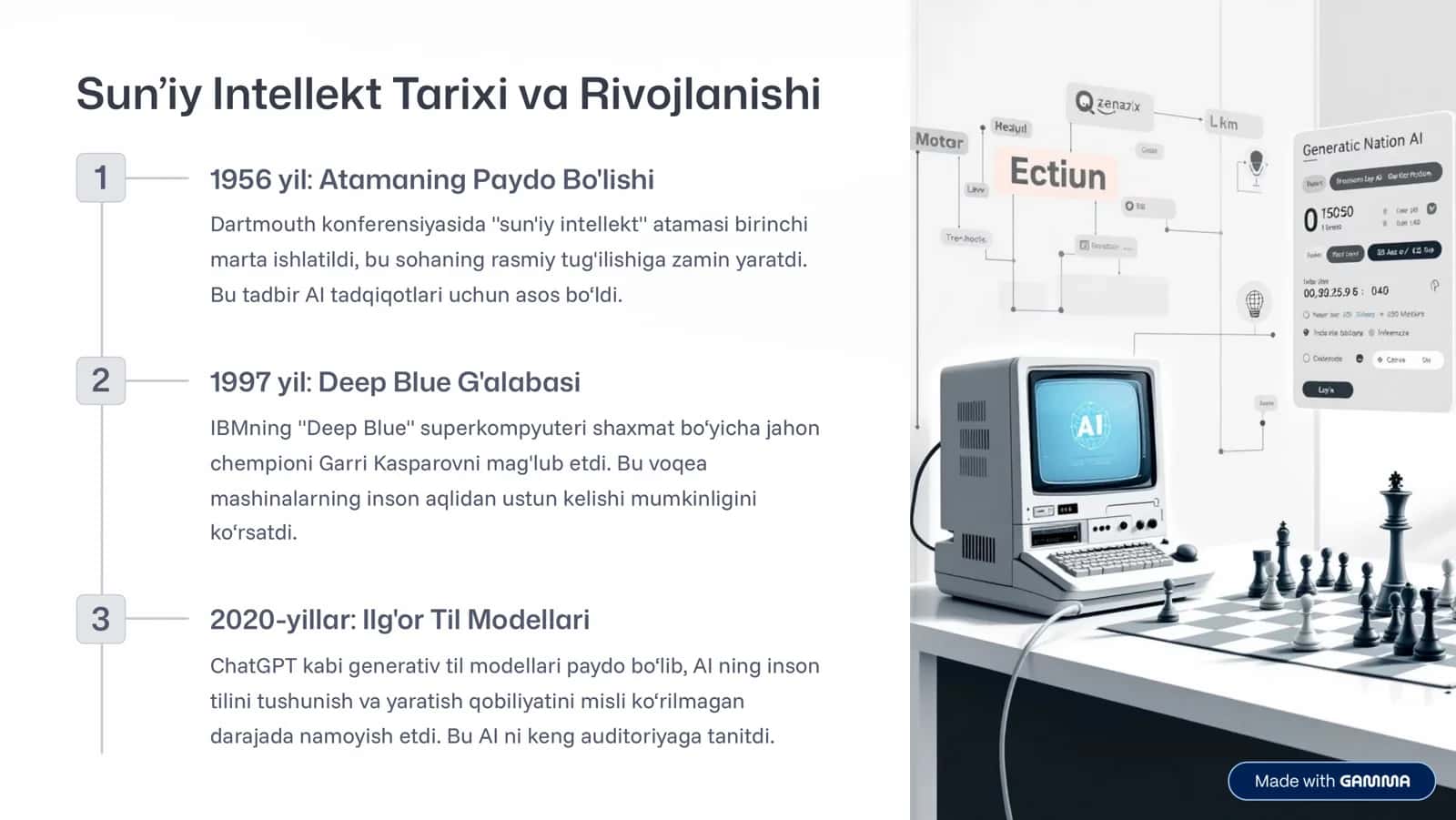 "Sun9iy Intellekt" faniga kirish 3