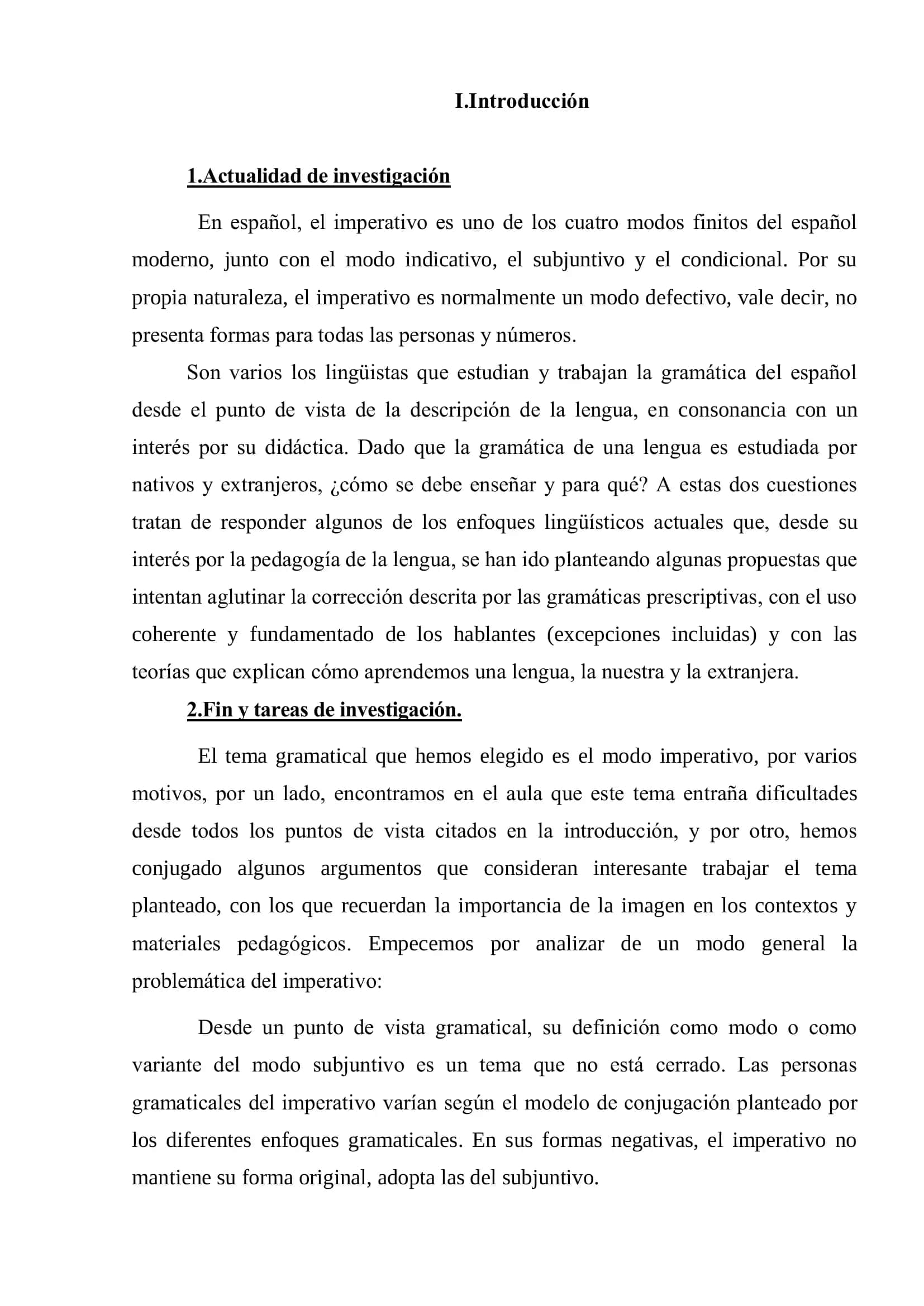Modo Imperativo en español y ruso 3