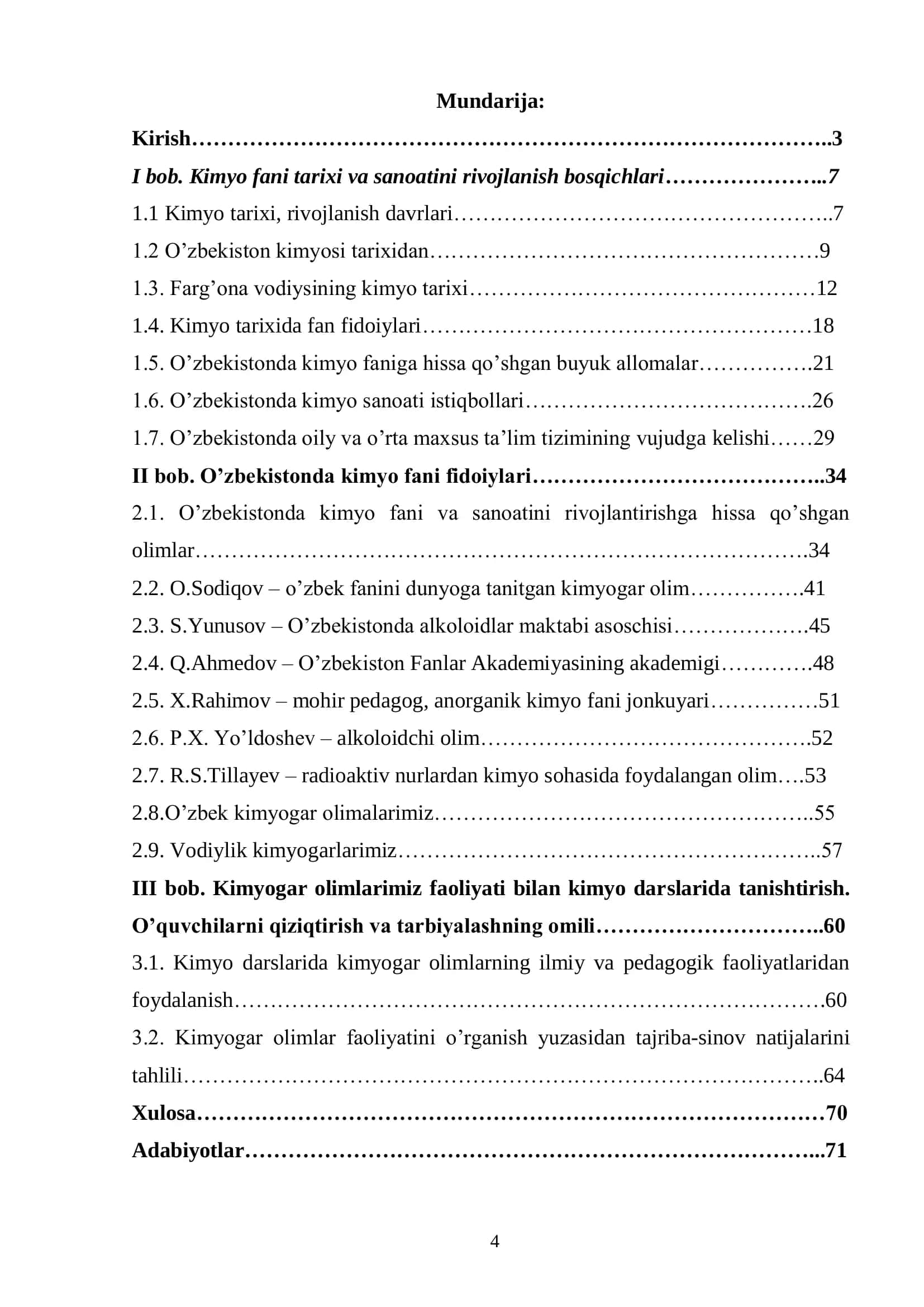 Kimyo fani tarixi va sanoatini rivojlanish bosqichlari 3