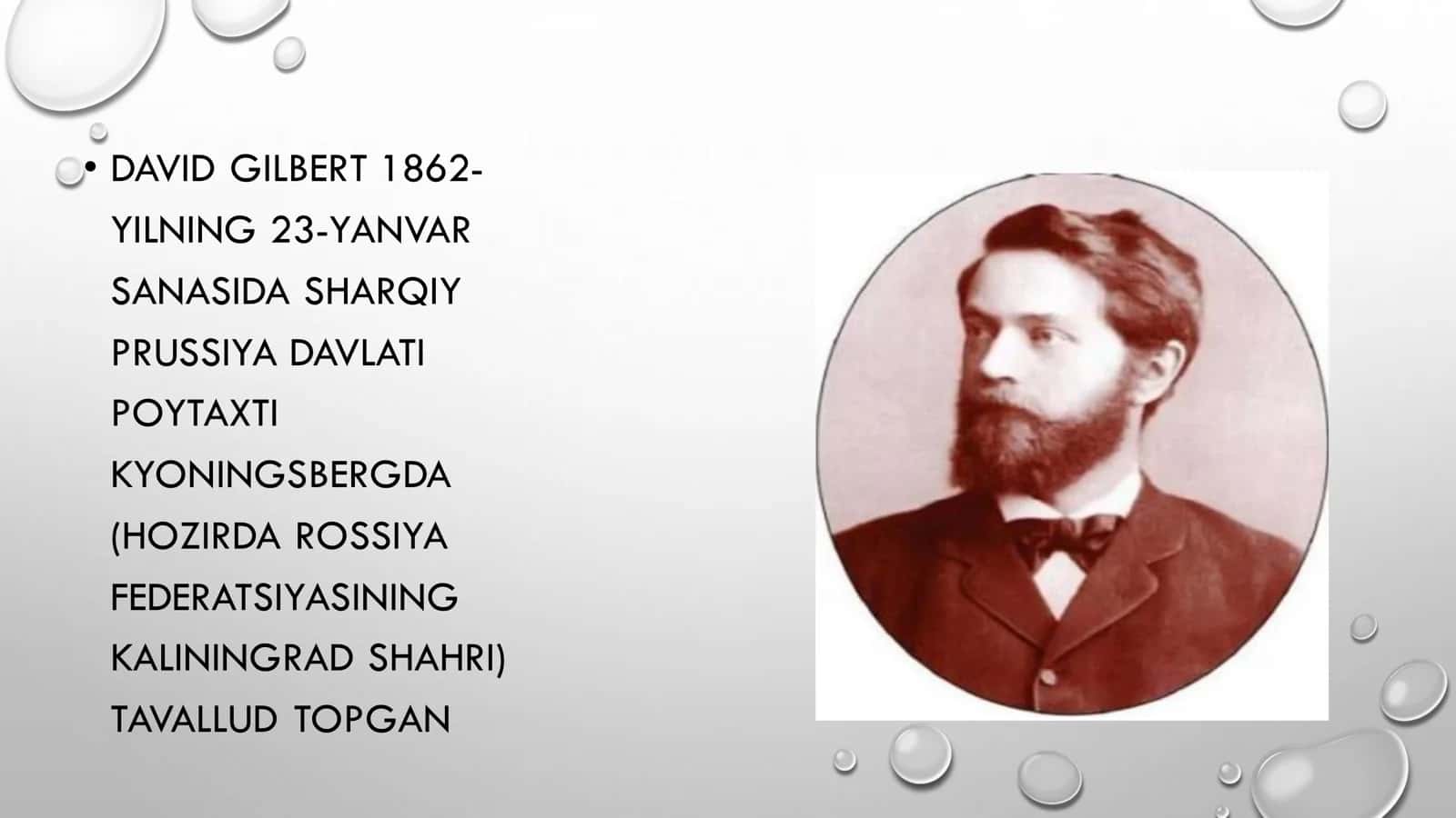 BUYUK OLIMLARNI TADQIQ QILISHDA MATEMATIKA GILBERT 3
