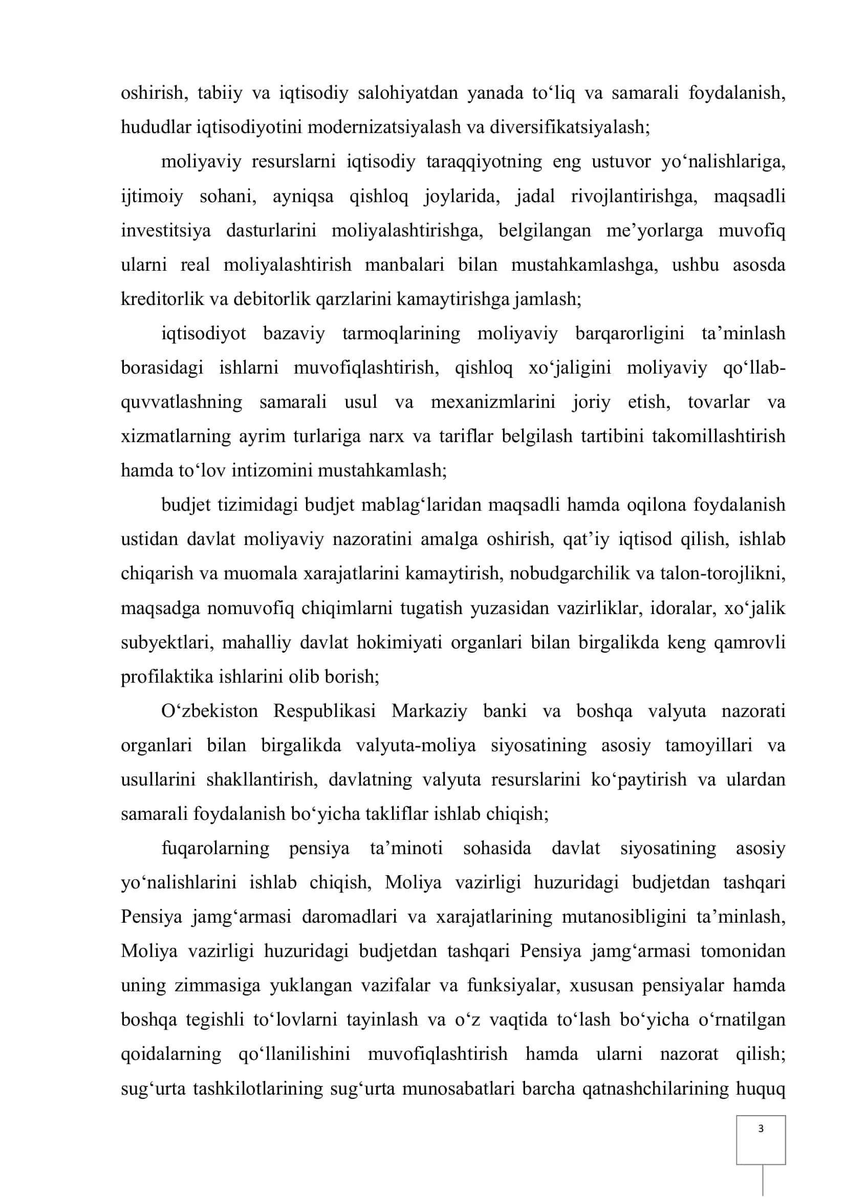 Moliya mohiyati va vazifalari. Moliya tizimi 3
