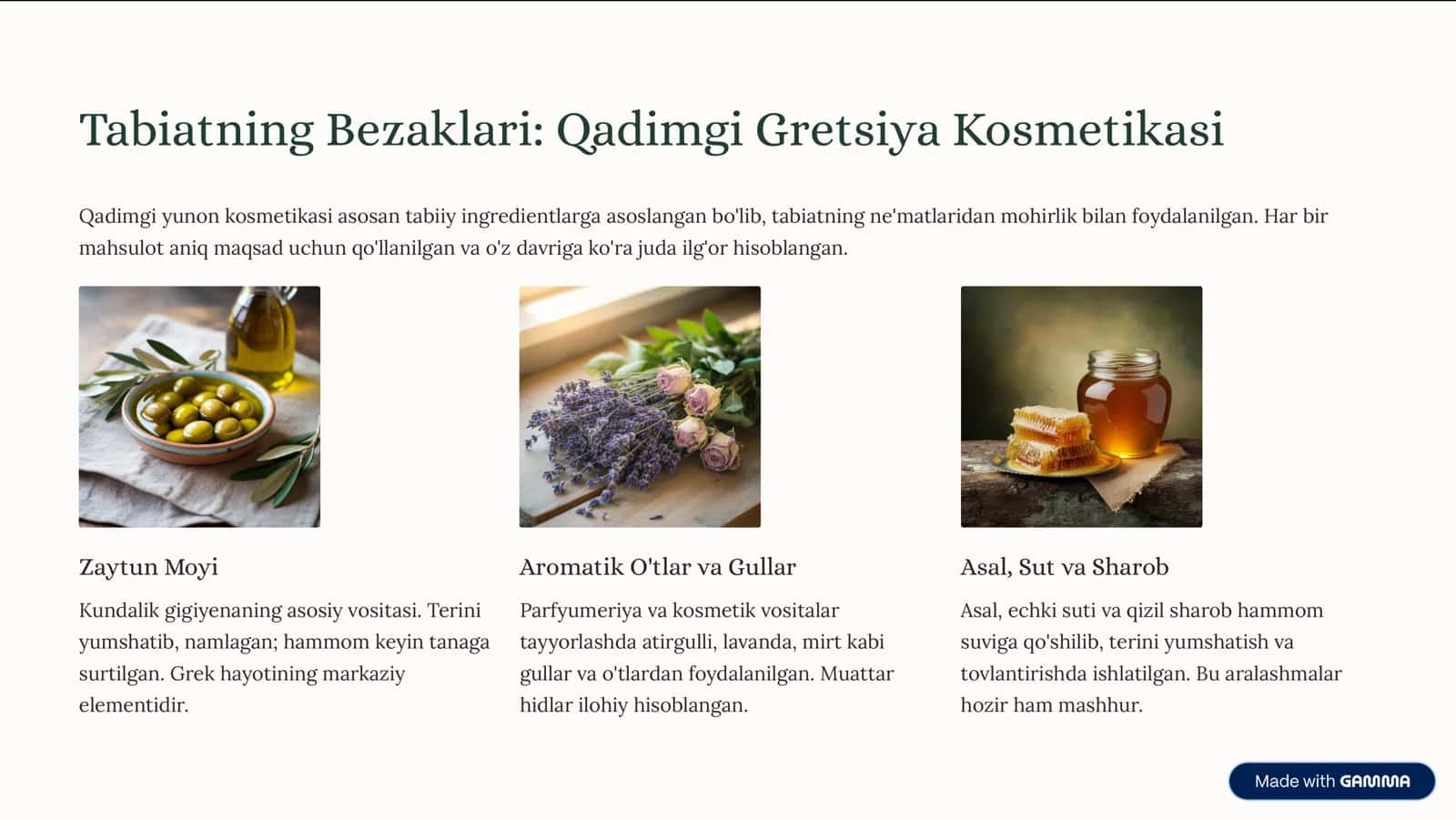 Qadimgi Gretsiyada Kosmetologiya qo'llanilishiga: Go'zallik va Parvarish San'ati 3